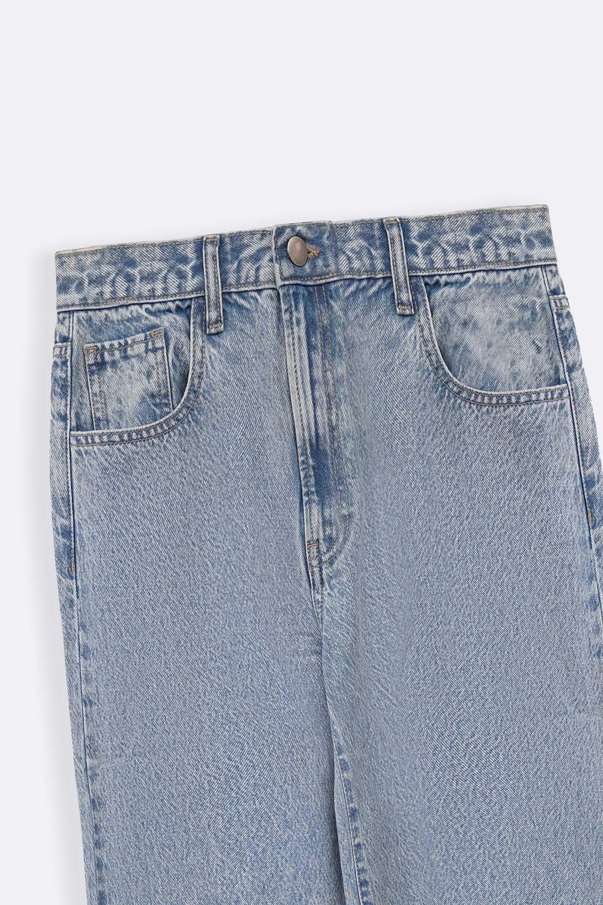 ROLL UP WIDE JEANS - Image 2