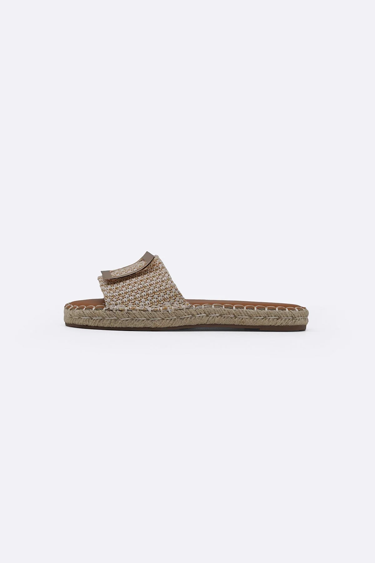 ROMA BUCKLE SLIDES