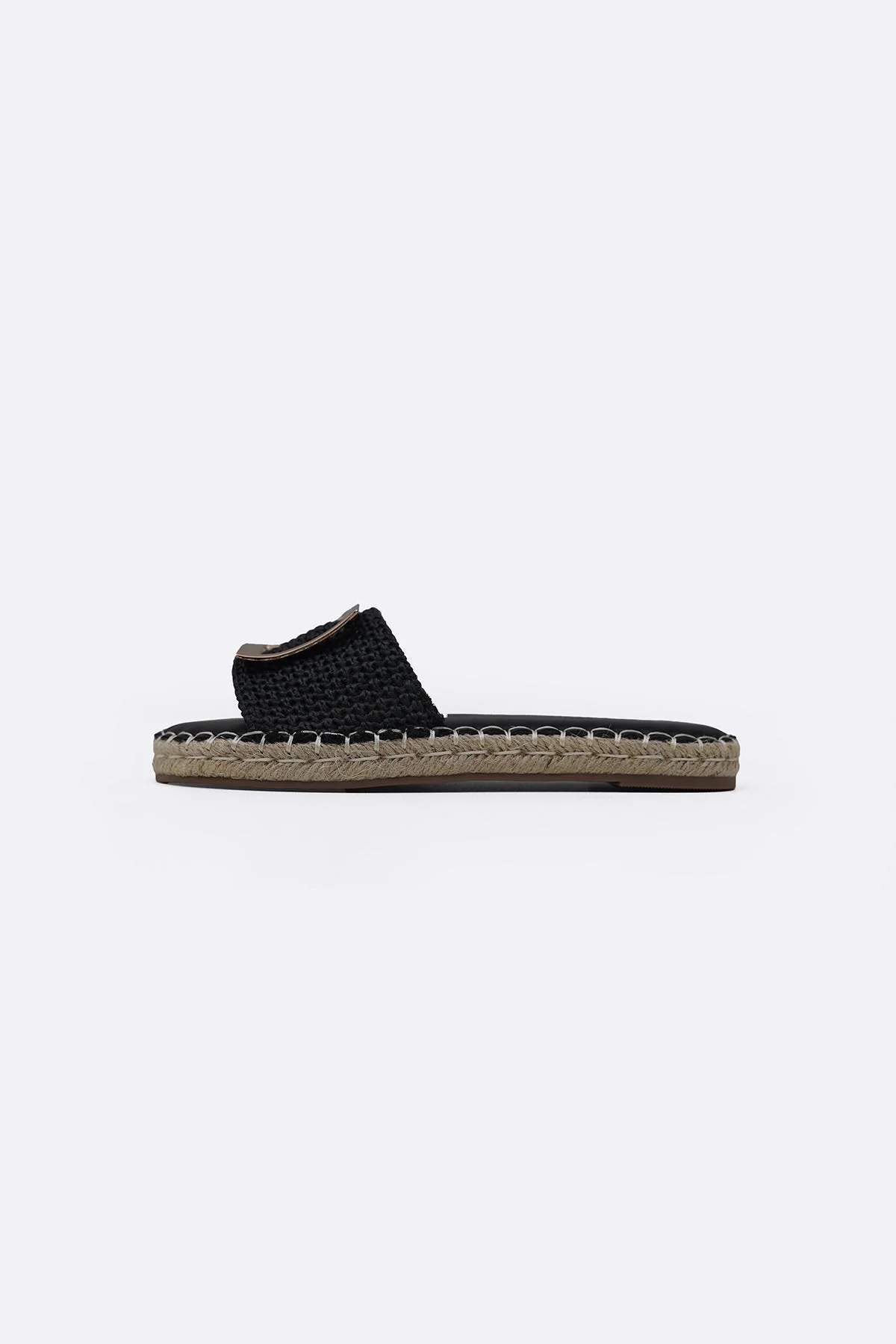 ROMA BUCKLE SLIDES