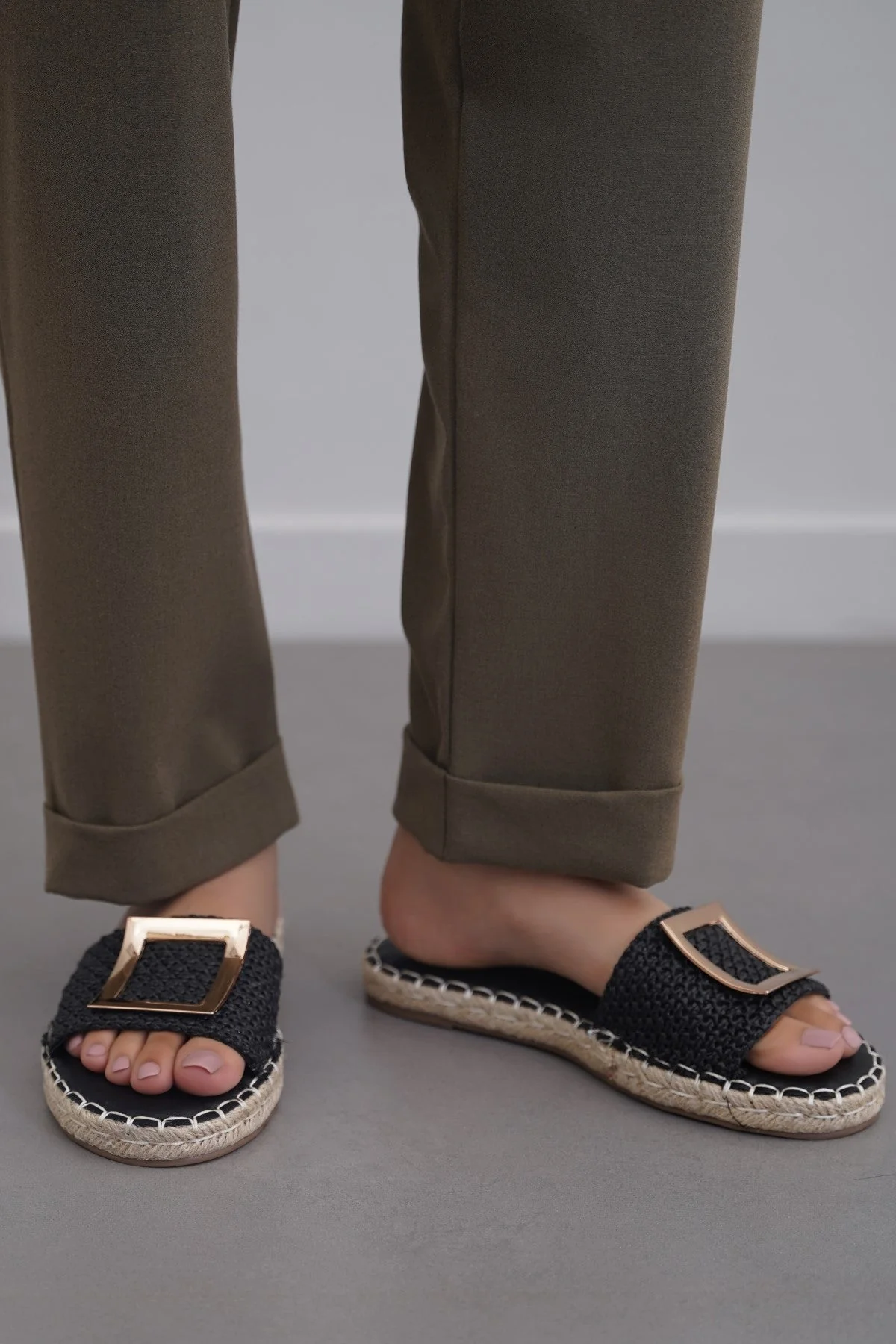 ROMA BUCKLE SLIDES - Image 3