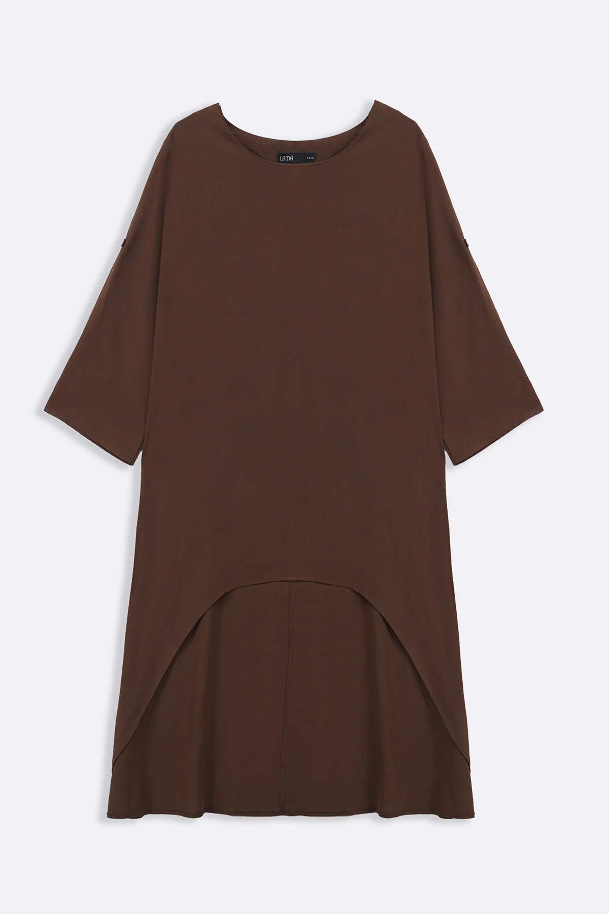 SCOOP HEM LINEN BLEND TUNIC - Image 3