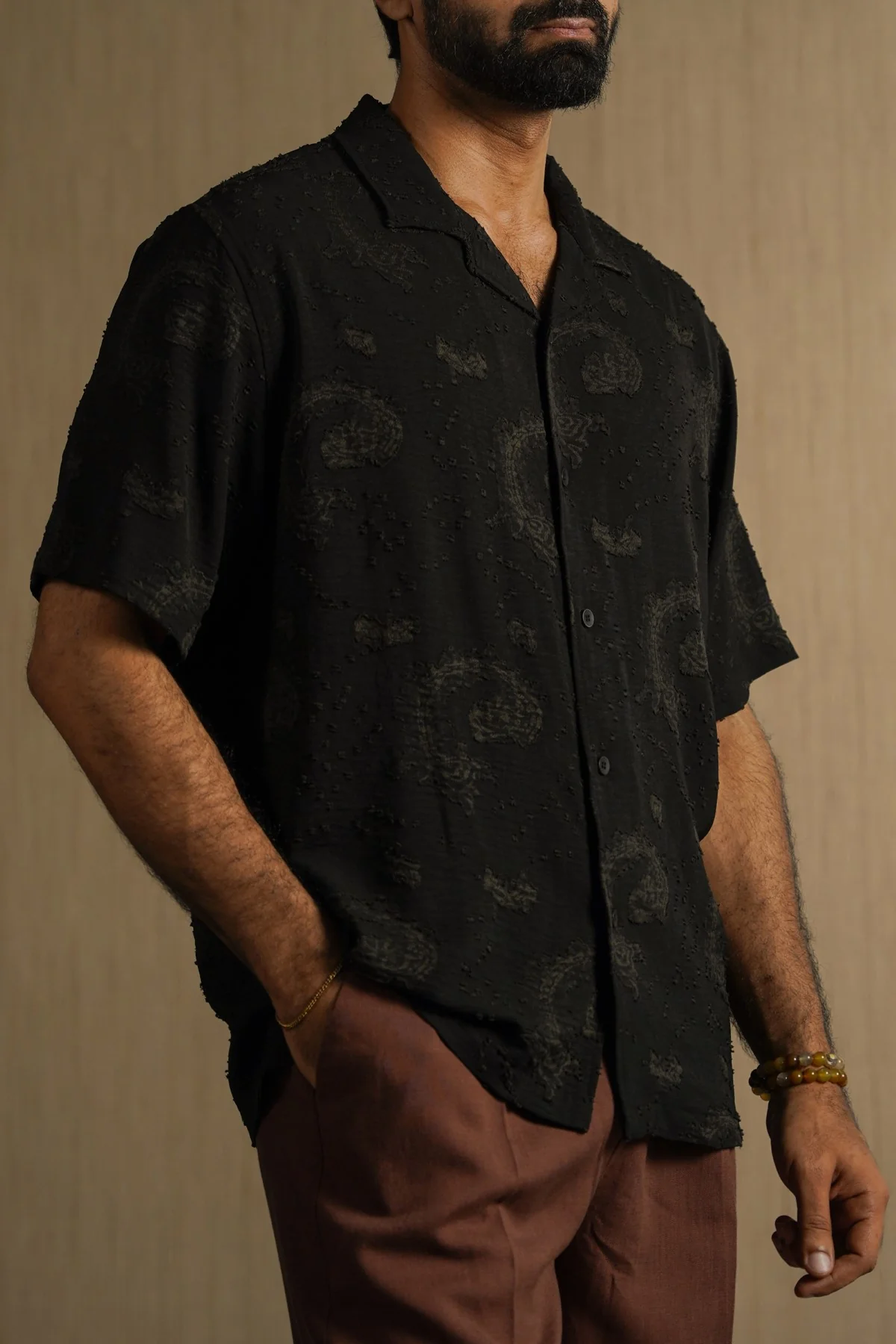 SHADOW TEXTURED SHIRT