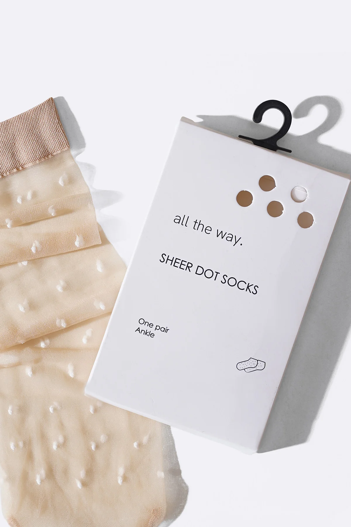 SHEER DOT SOCKS