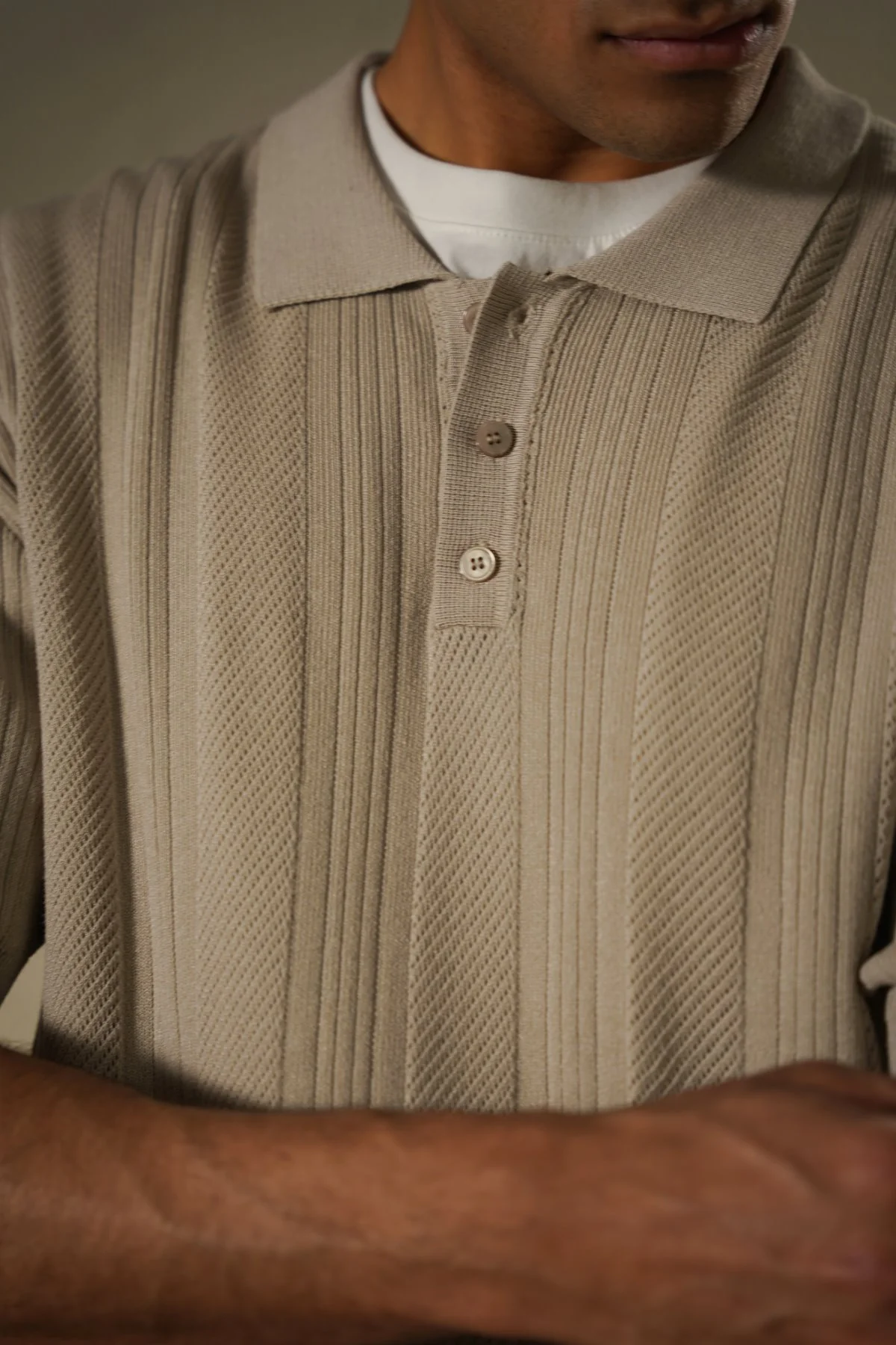 SHEER KNIT POLO - Image 4