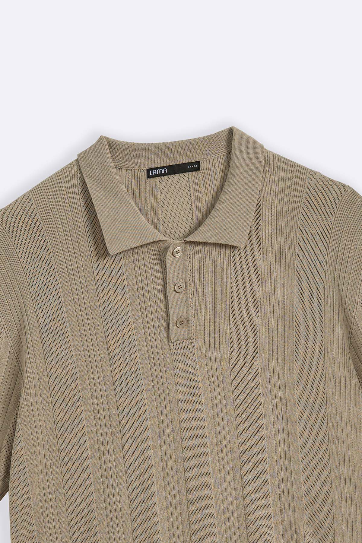 SHEER KNIT POLO - Image 7