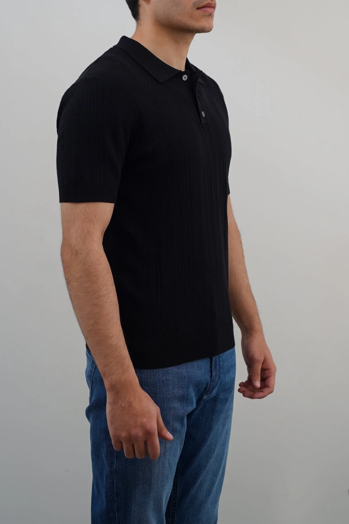 SHEER KNIT POLO - Image 2