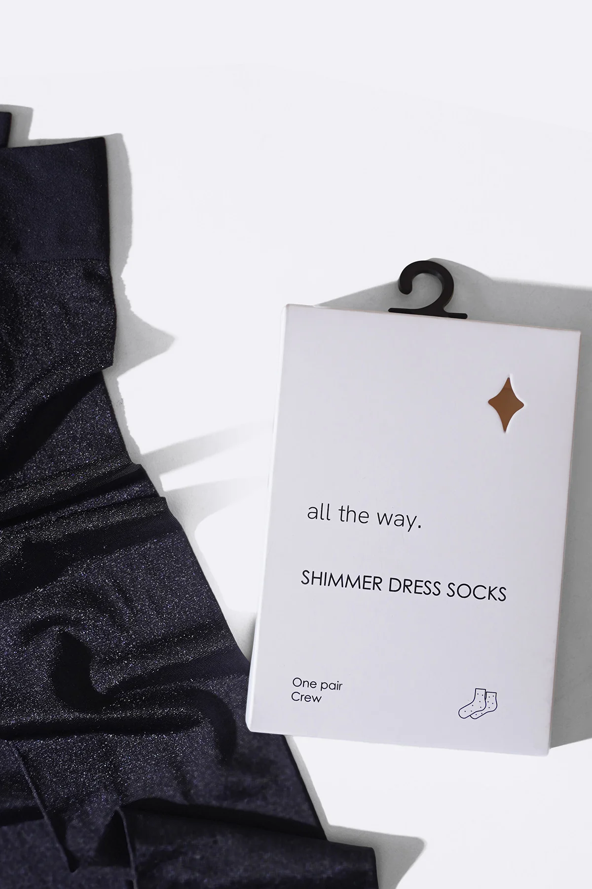 SHIMMER DRESS SOCKS