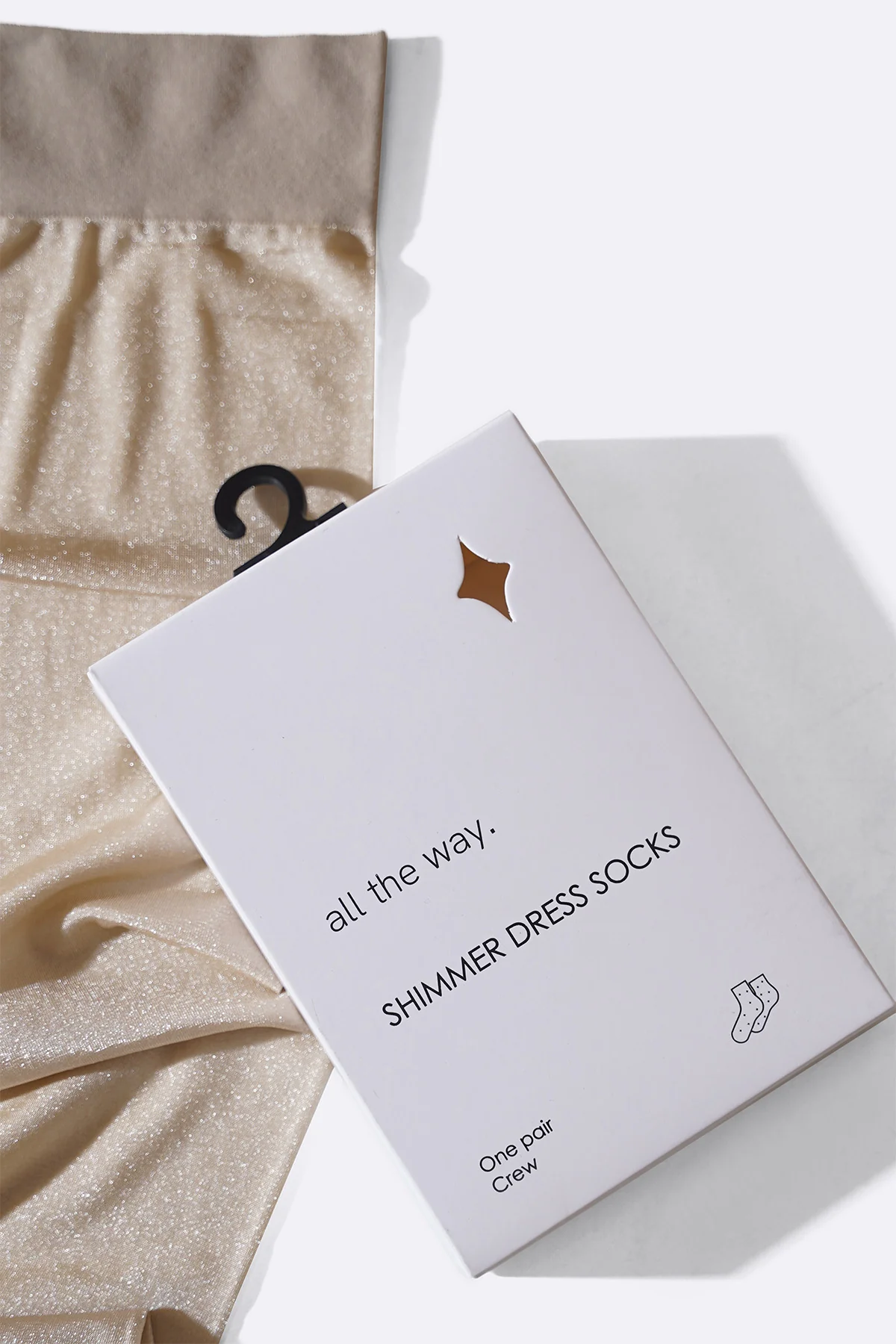 SHIMMER DRESS SOCKS - Image 2