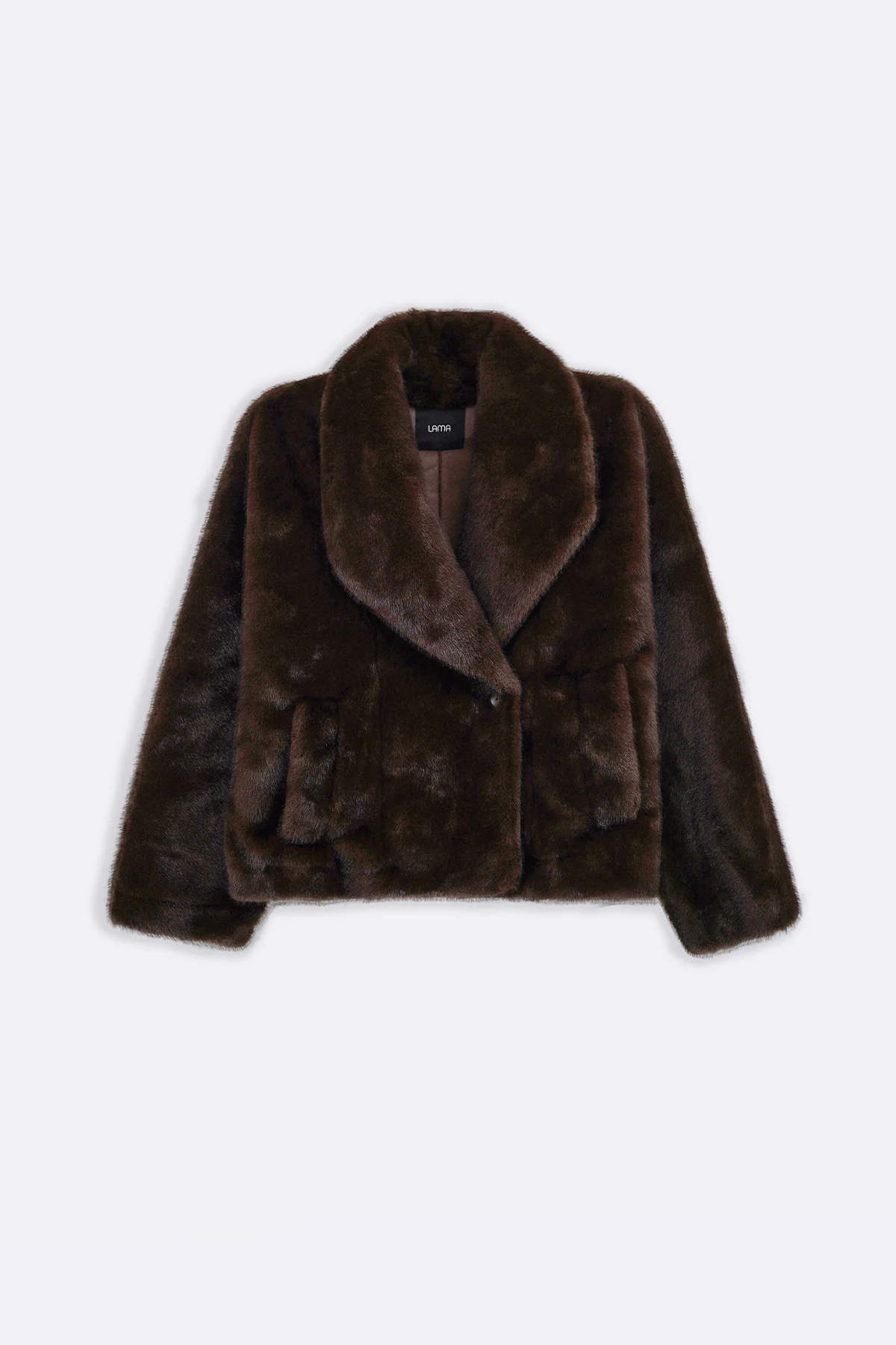 SHORT WRAP FUR JACKET - Image 6