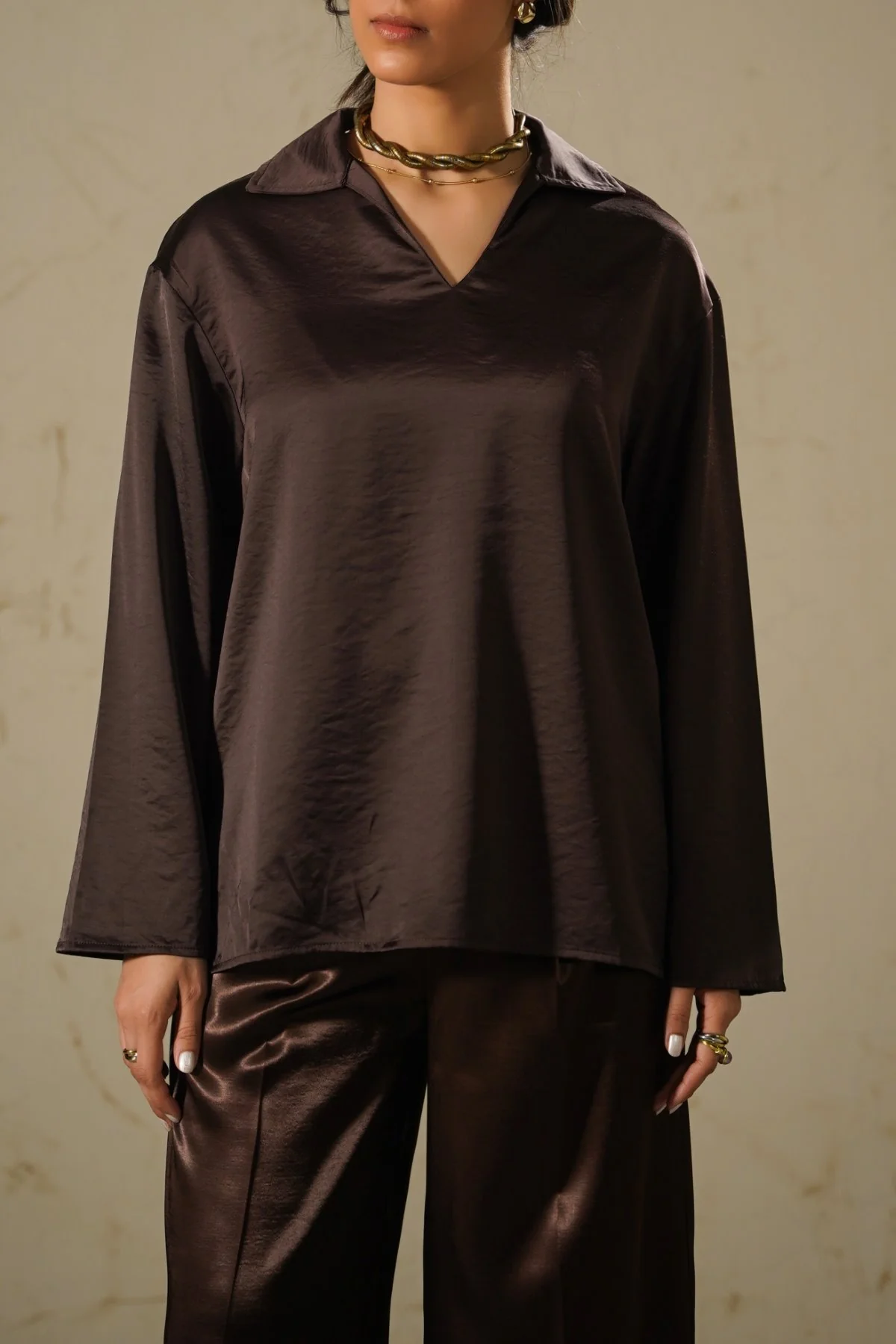 SILKY EASY BLOUSE