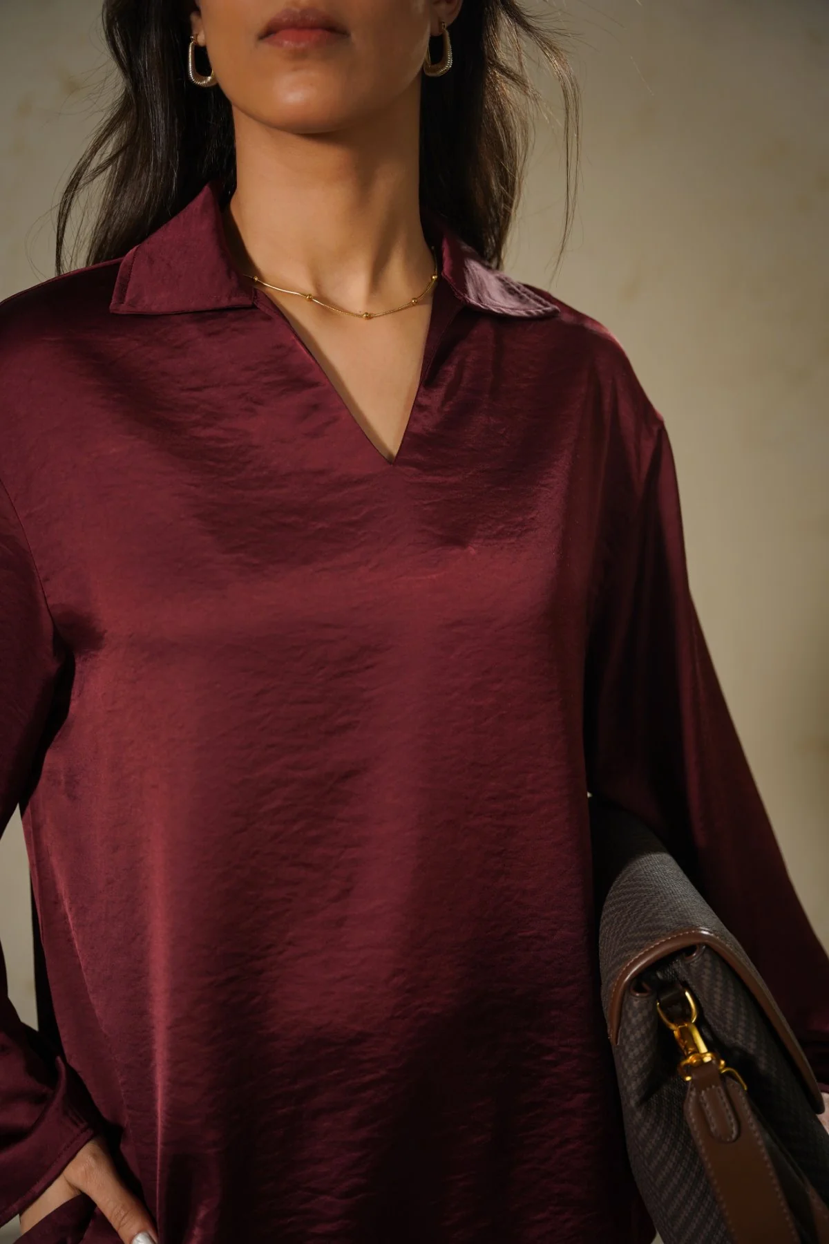 SILKY EASY BLOUSE - Image 3