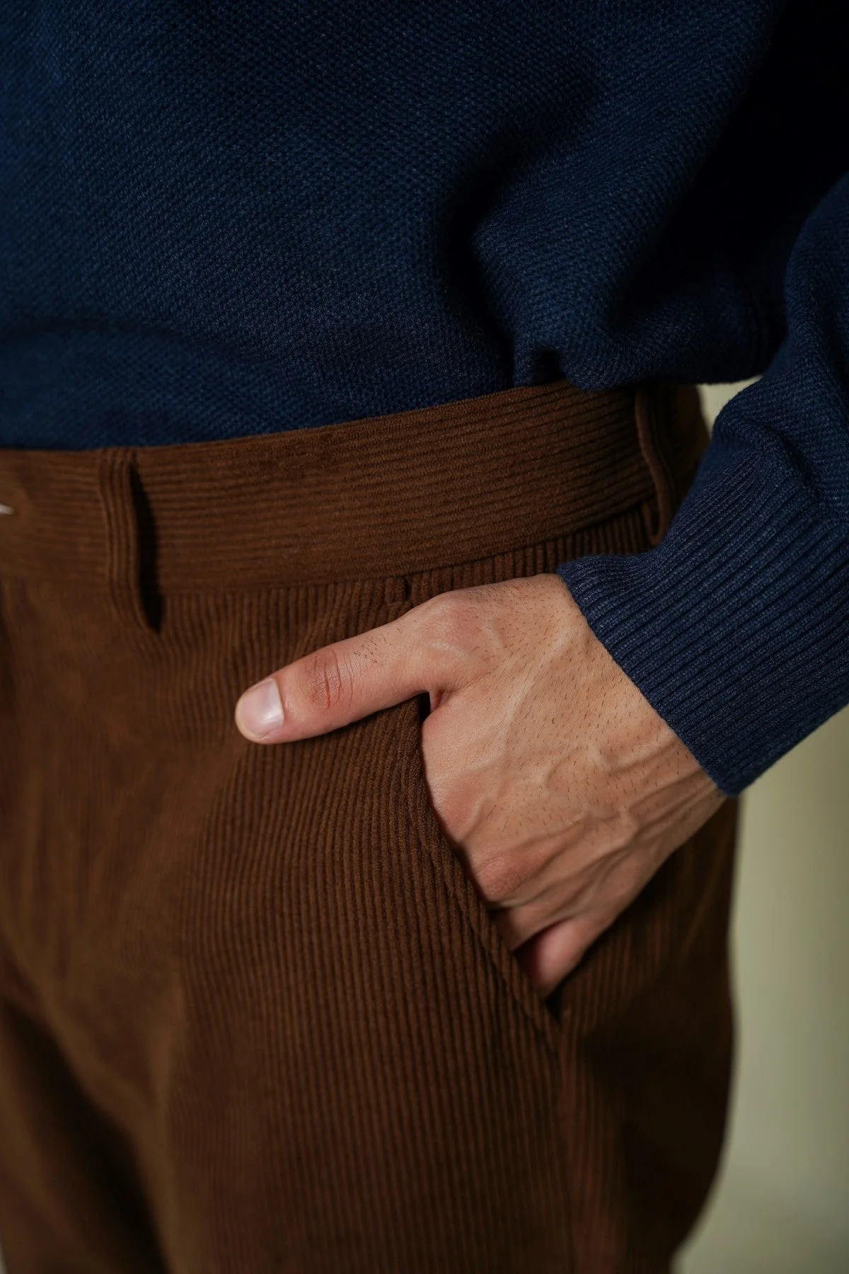 SLIMFIT CORDUROY PANTS - Image 2