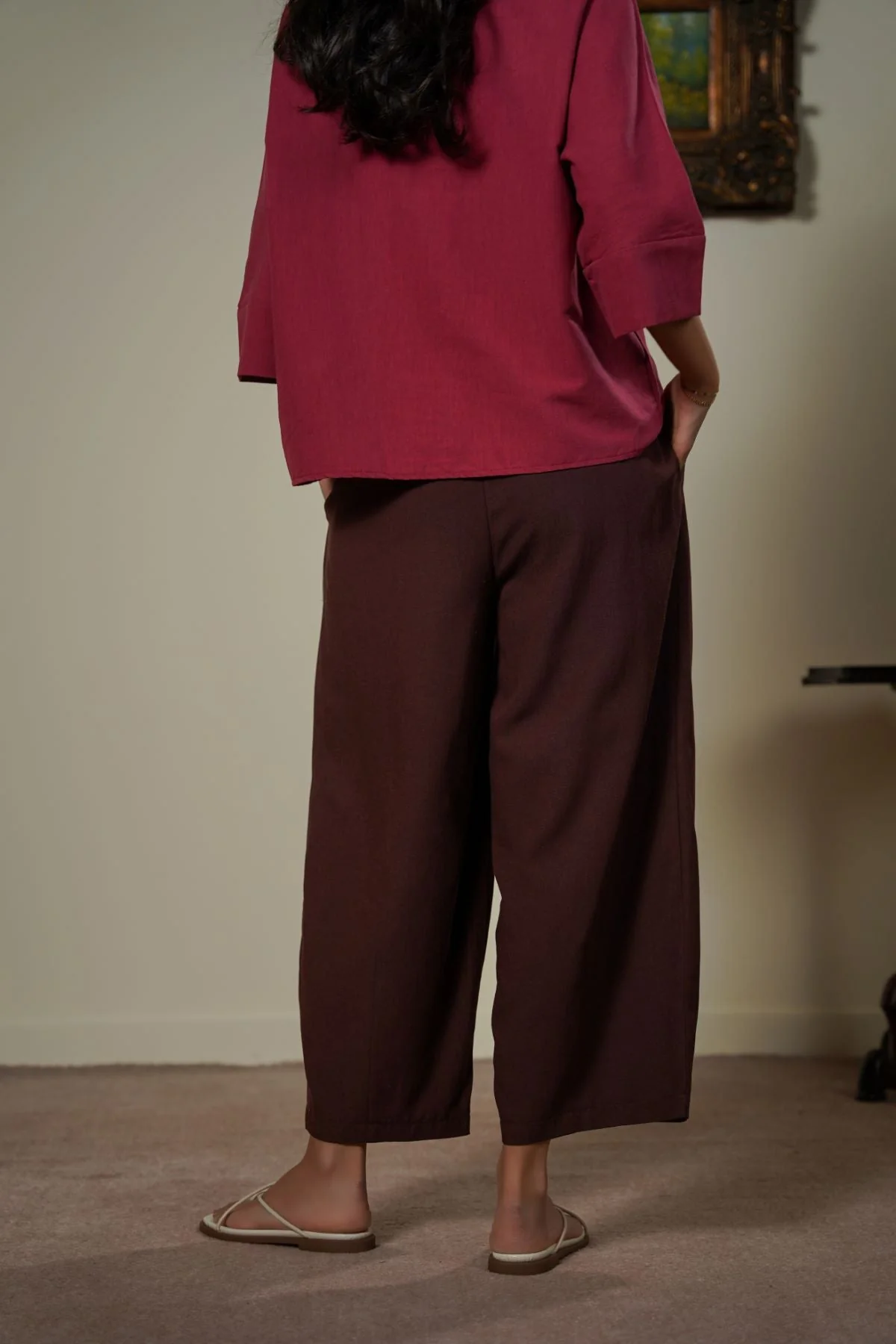 SLOUCHY PLEATED PANTS - Image 4
