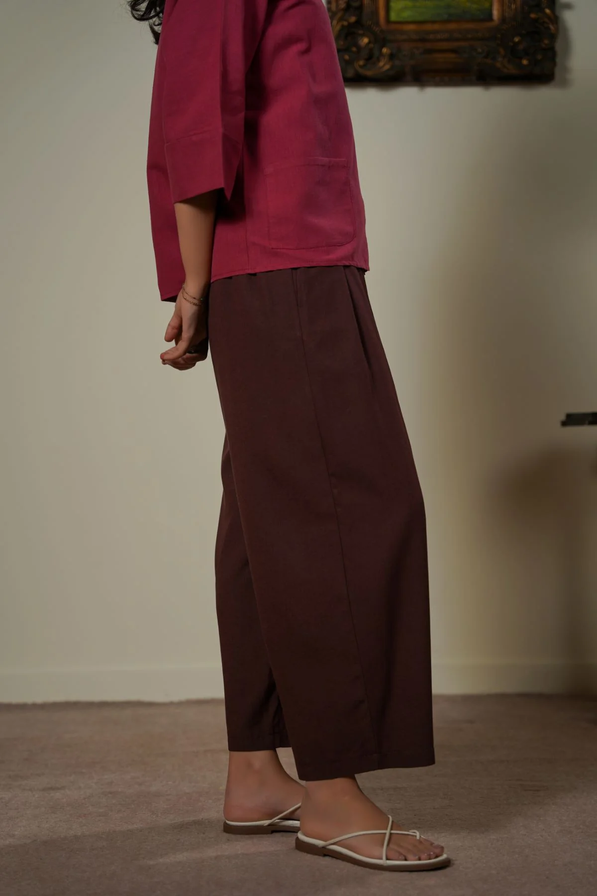SLOUCHY PLEATED PANTS - Image 6