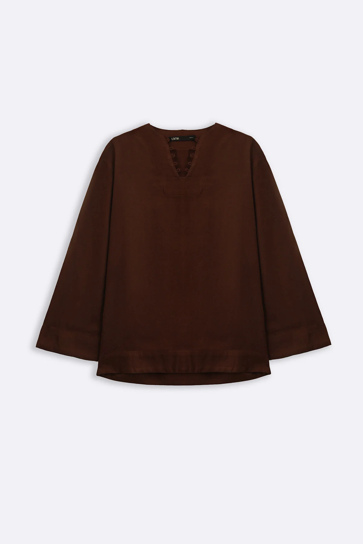 SLOUCHY V-NECK BLOUSE - Image 2