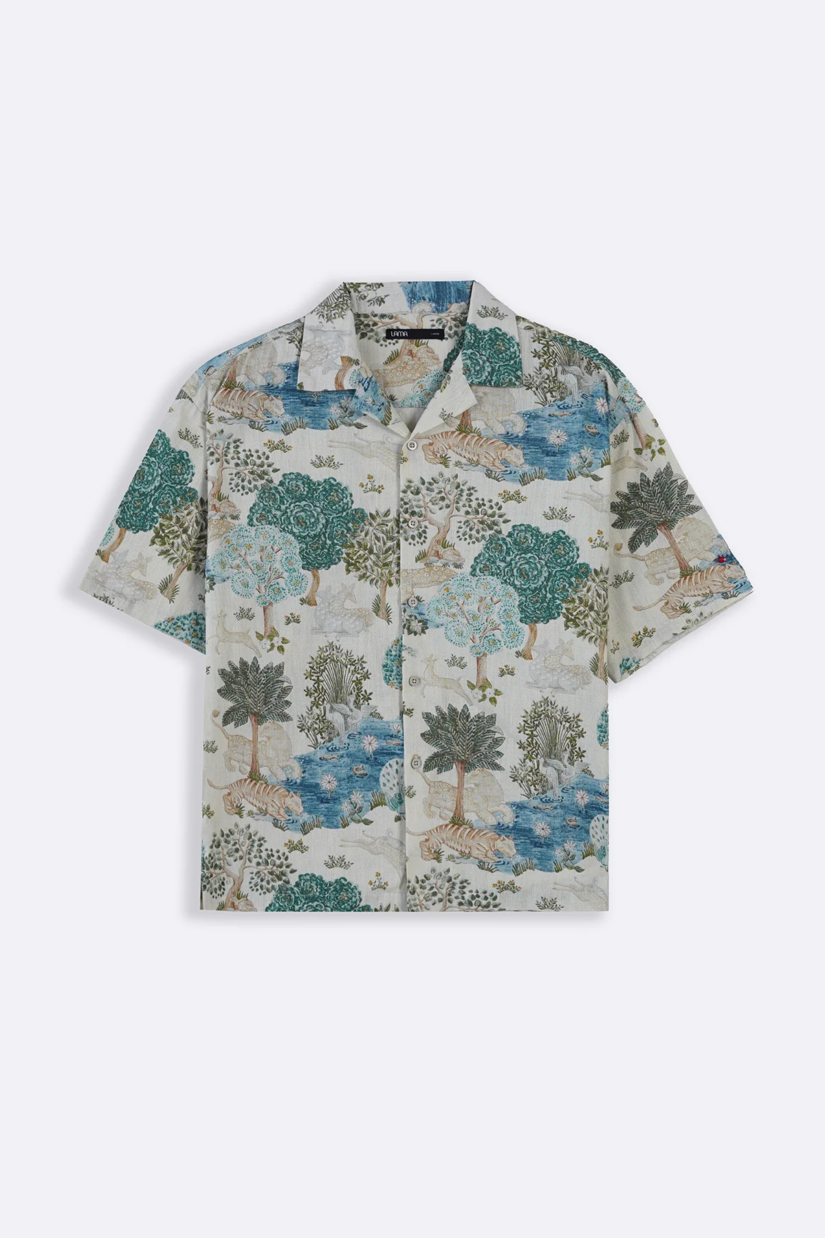 SLUB PRINTED SHIRT - Image 2