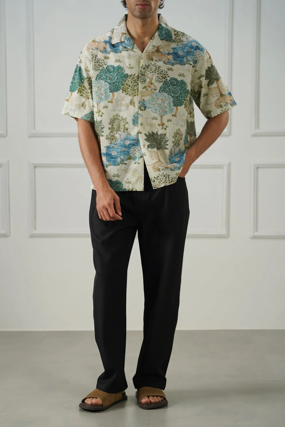 SLUB PRINTED SHIRT - Image 3