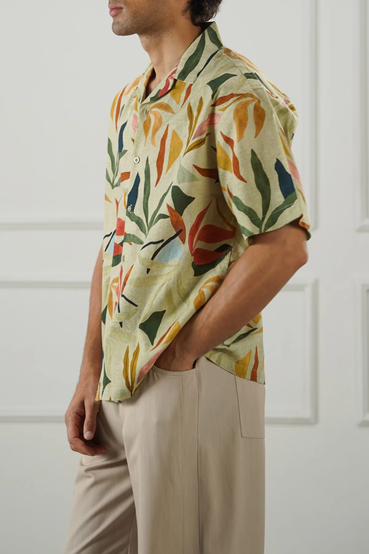 SLUB PRINTED SHIRT - Image 4