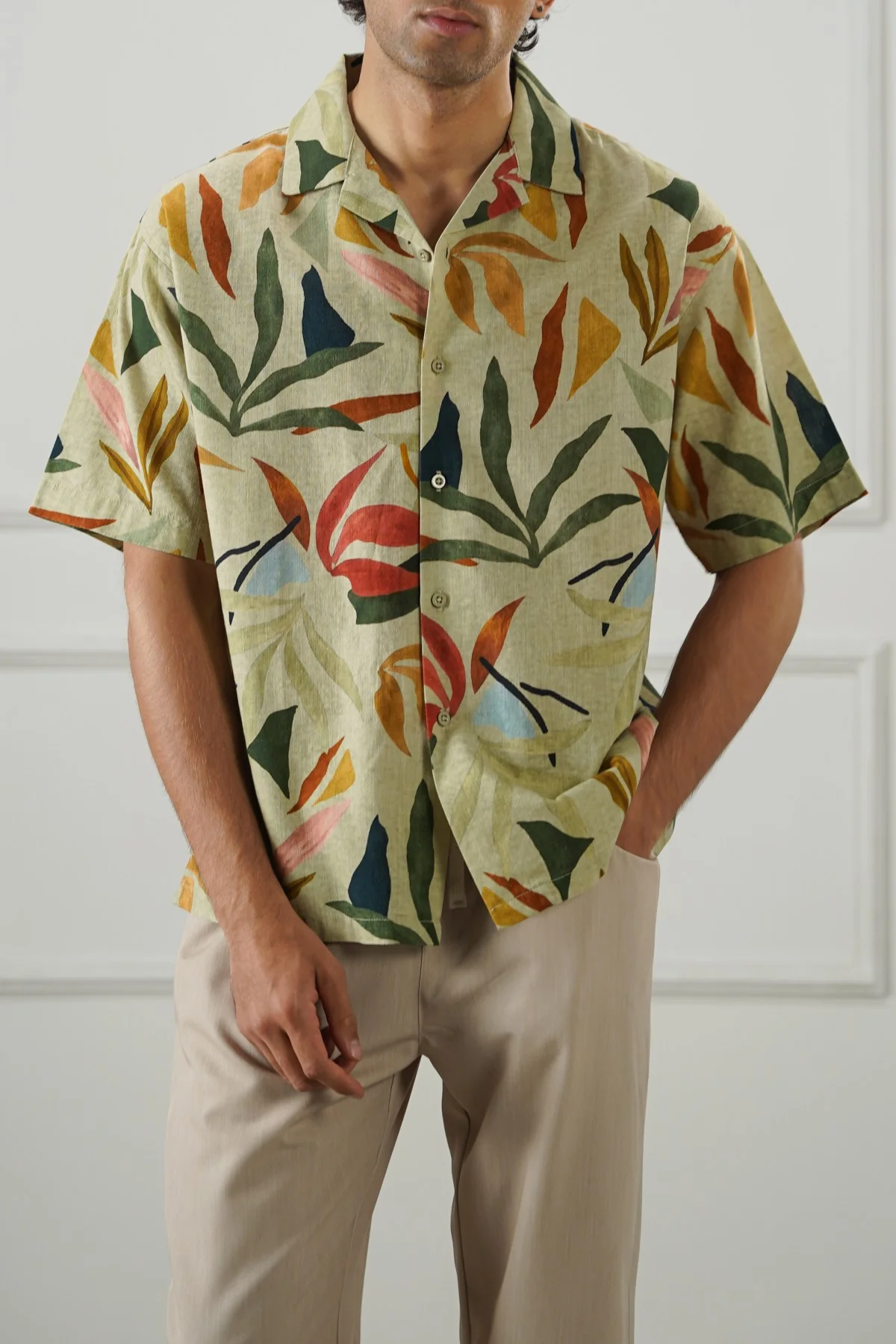 SLUB PRINTED SHIRT - Image 5