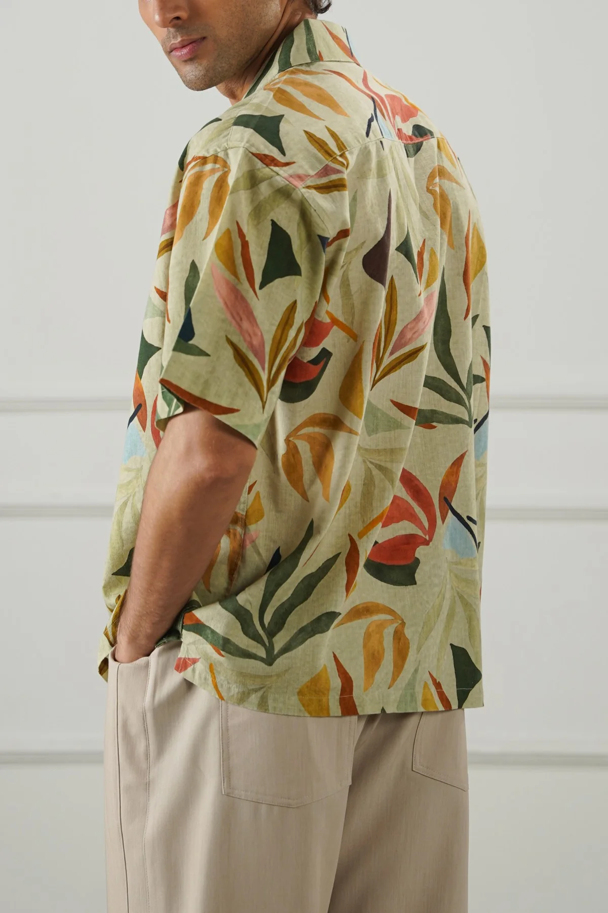SLUB PRINTED SHIRT - Image 7