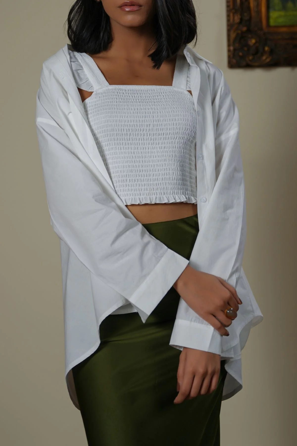 SMOCKED TOP