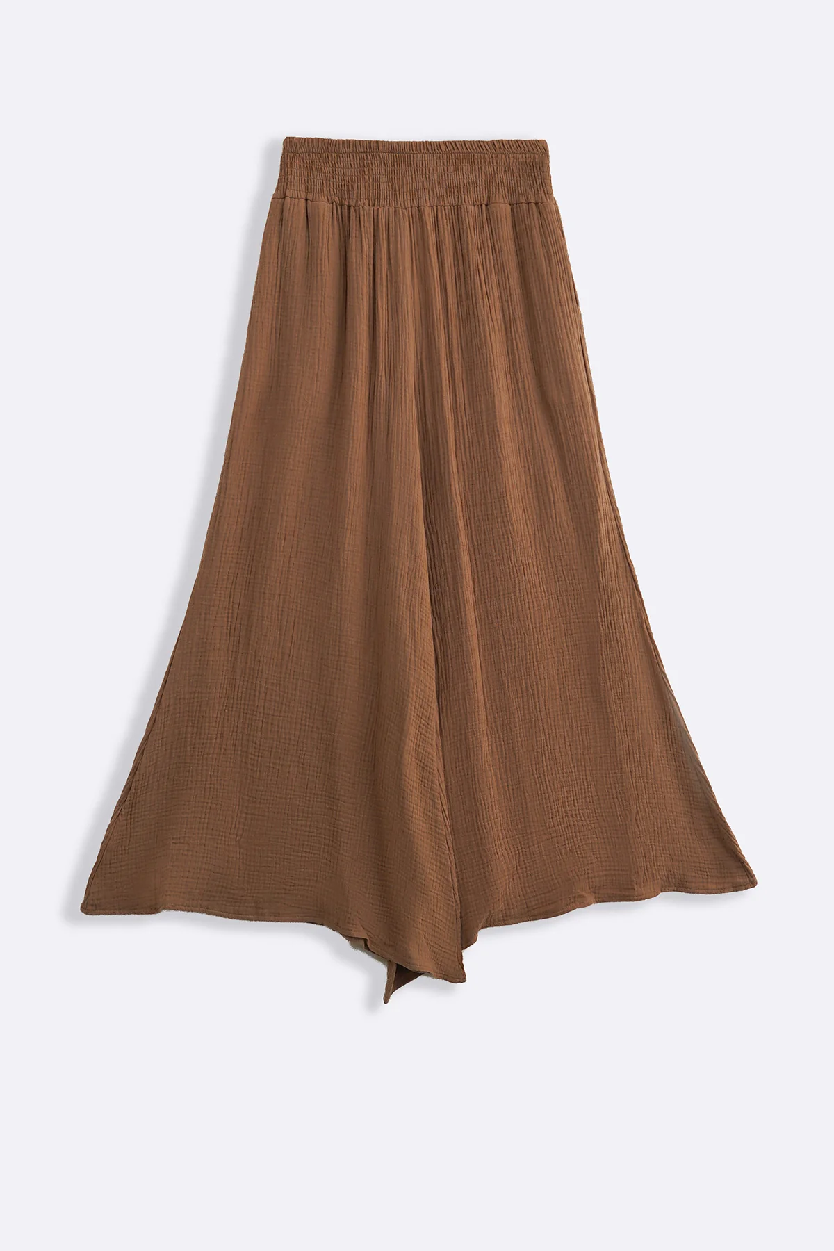 SMOCKED WAIST MUSLIN PANTS - Image 2