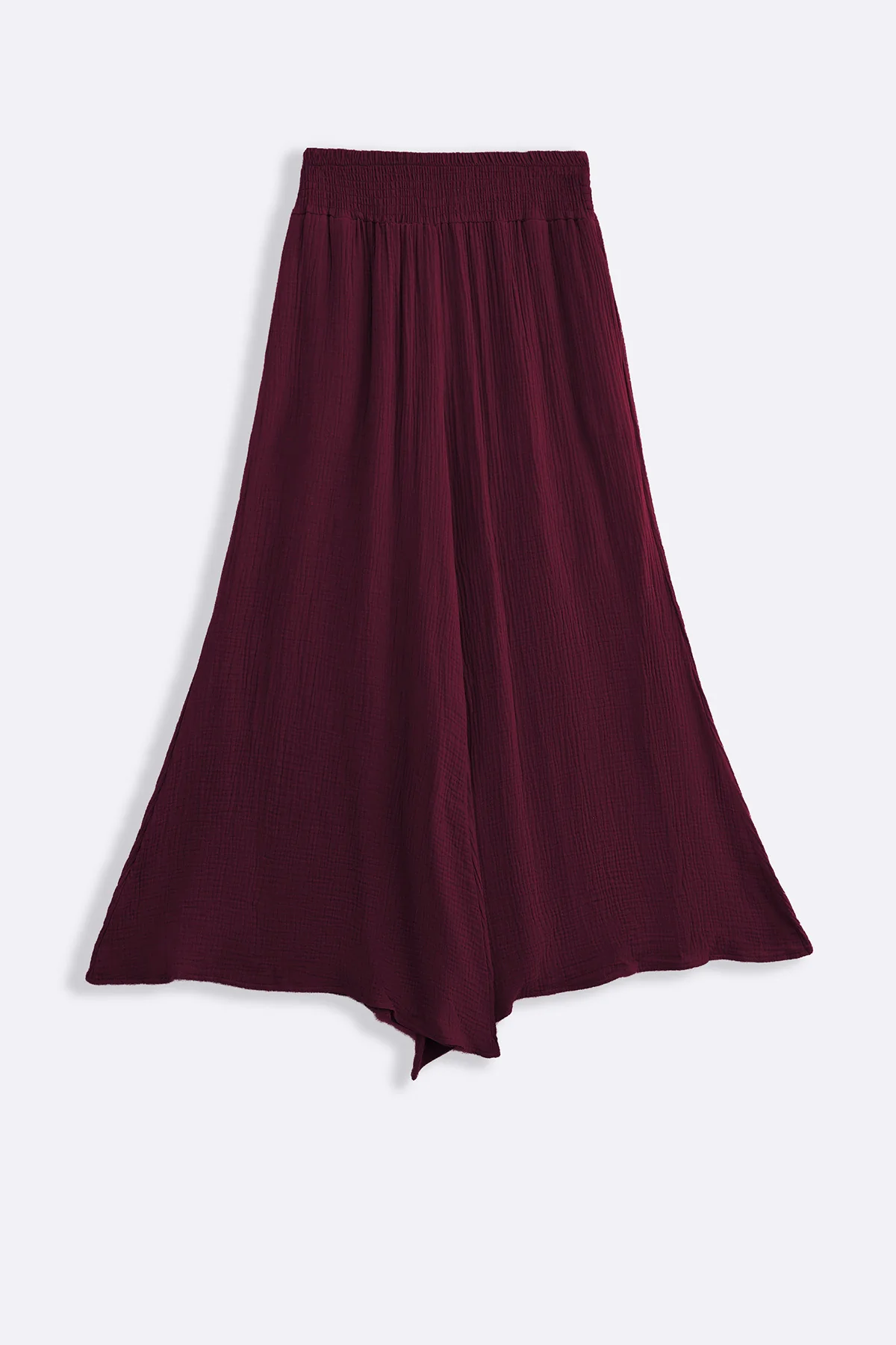 SMOCKED WAIST MUSLIN PANTS - Image 2