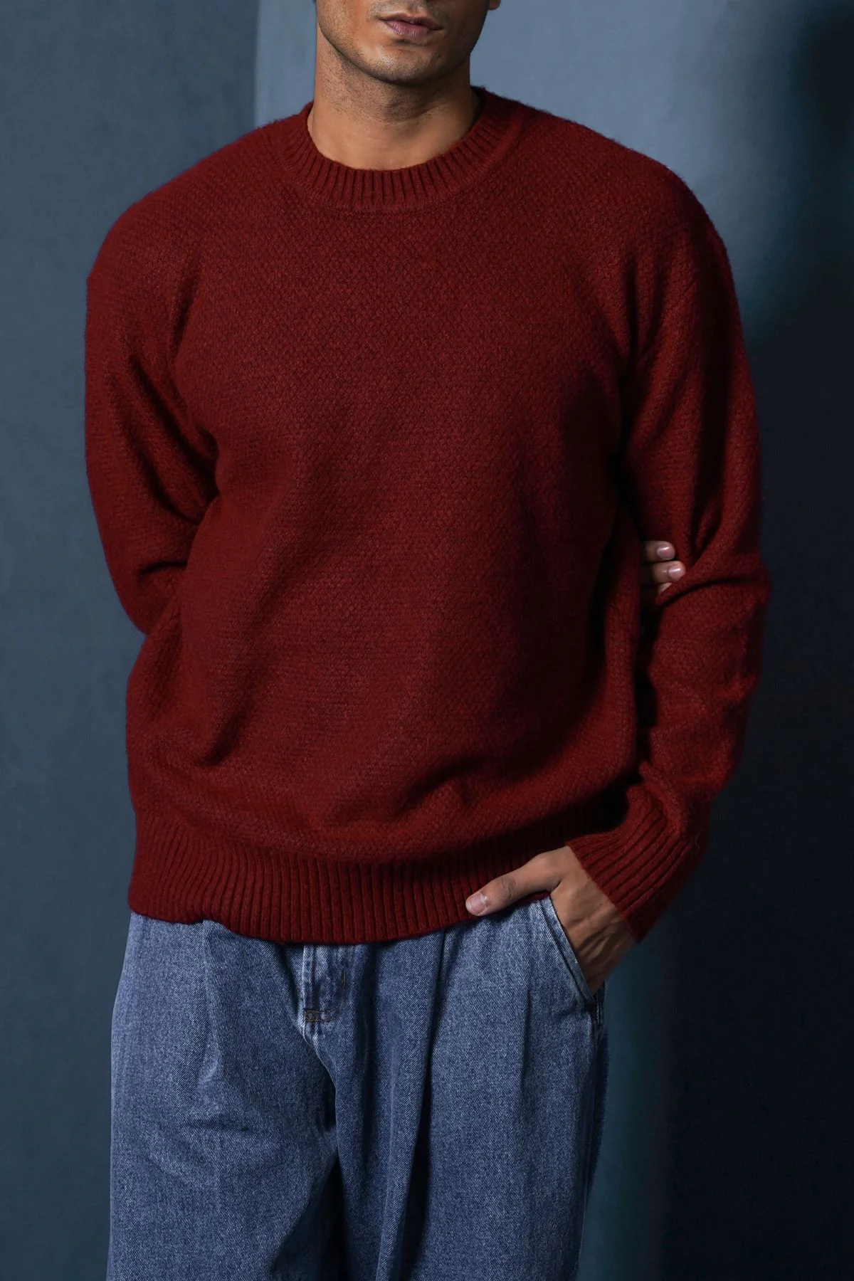 SOFT-BRUSHED SWEATER