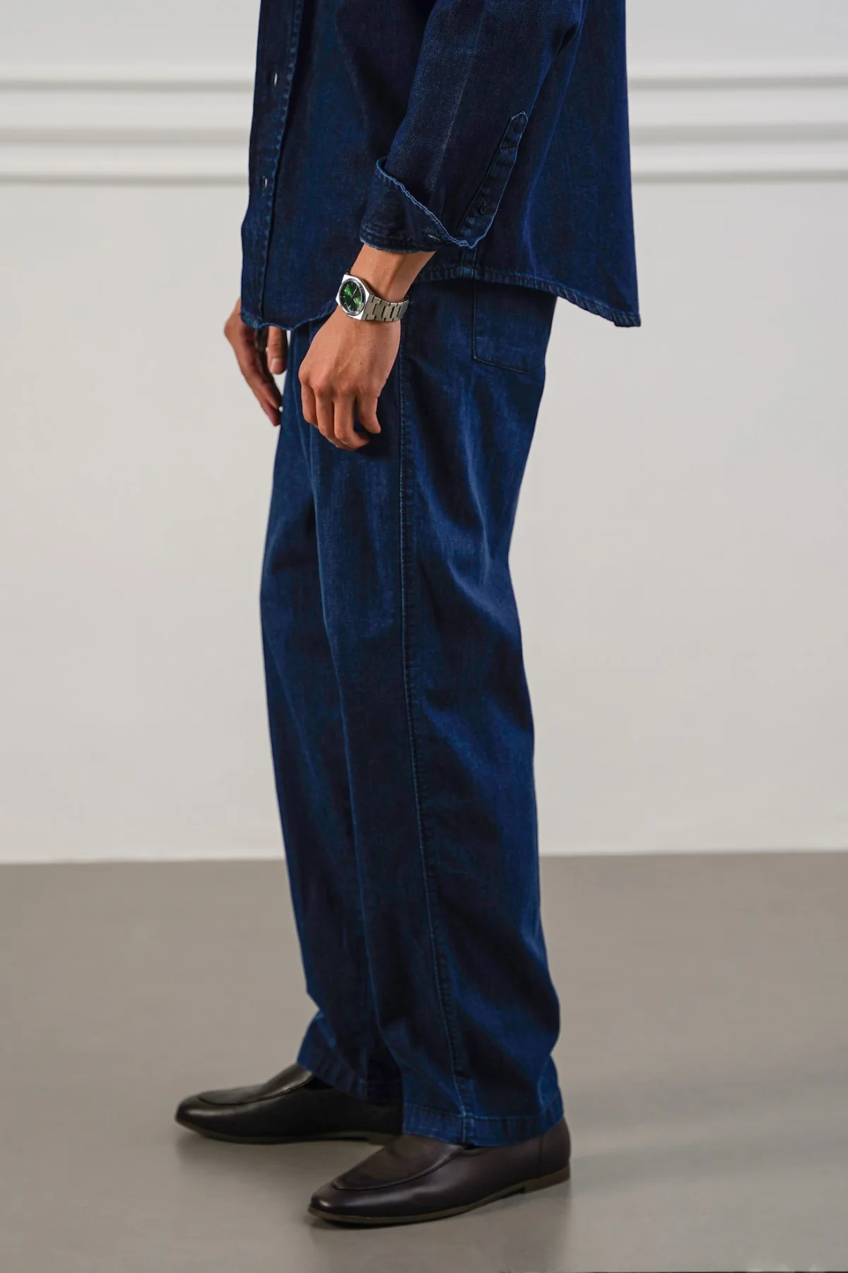 SOFT DENIM TROUSERS - Image 4