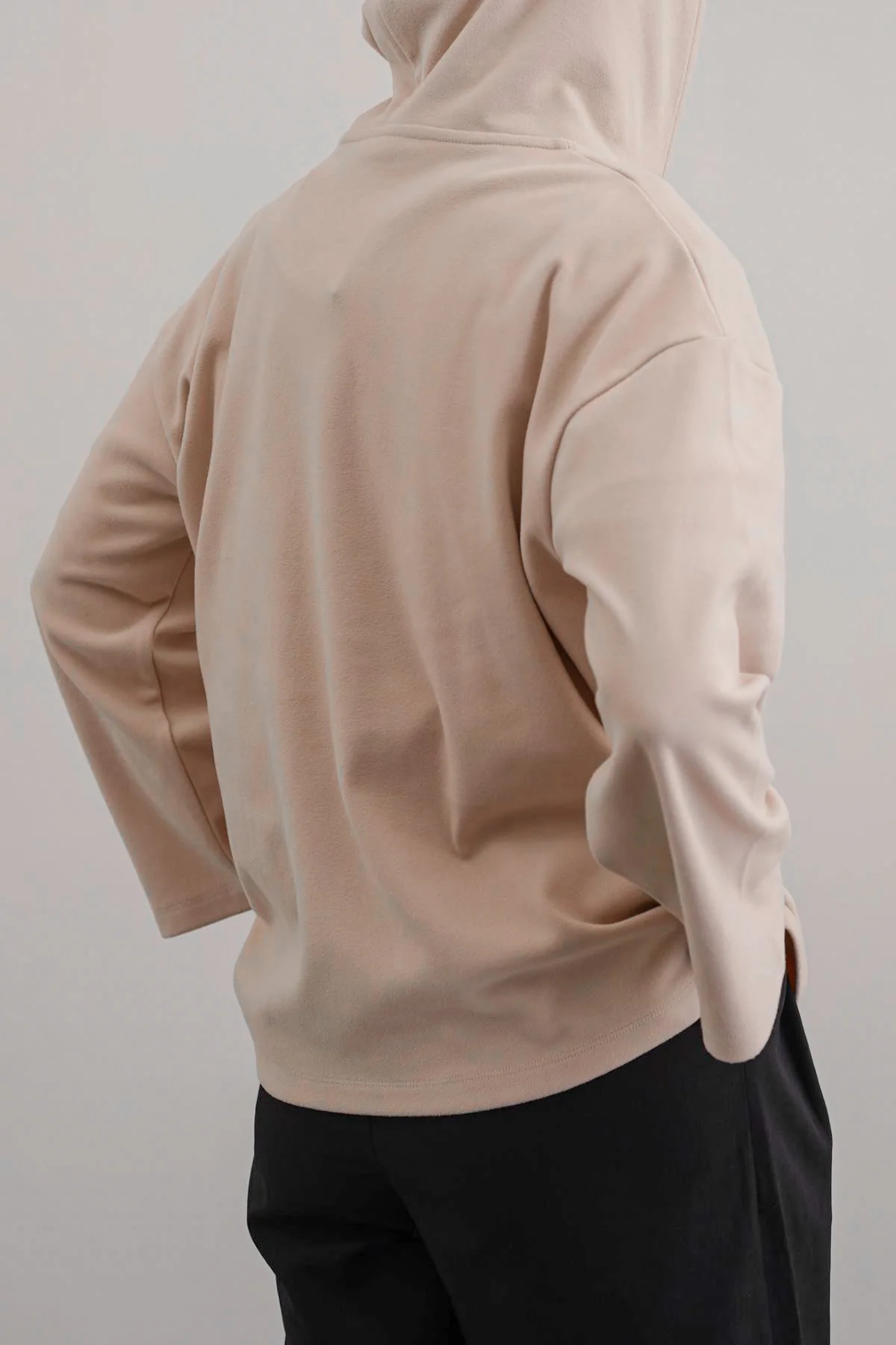 SOFT FLEECE PATCH HOODIE - Image 5