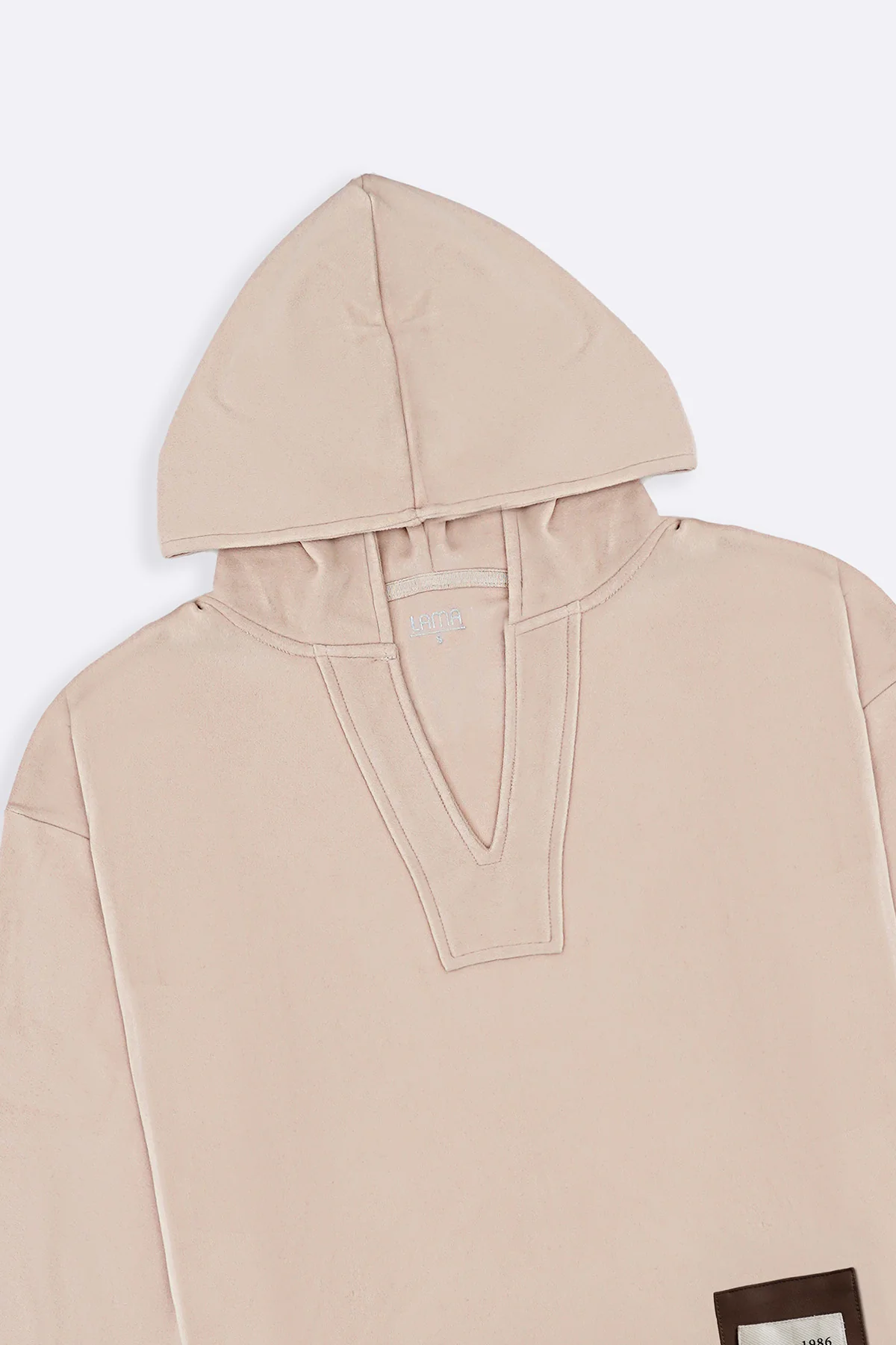 SOFT FLEECE PATCH HOODIE - Image 8