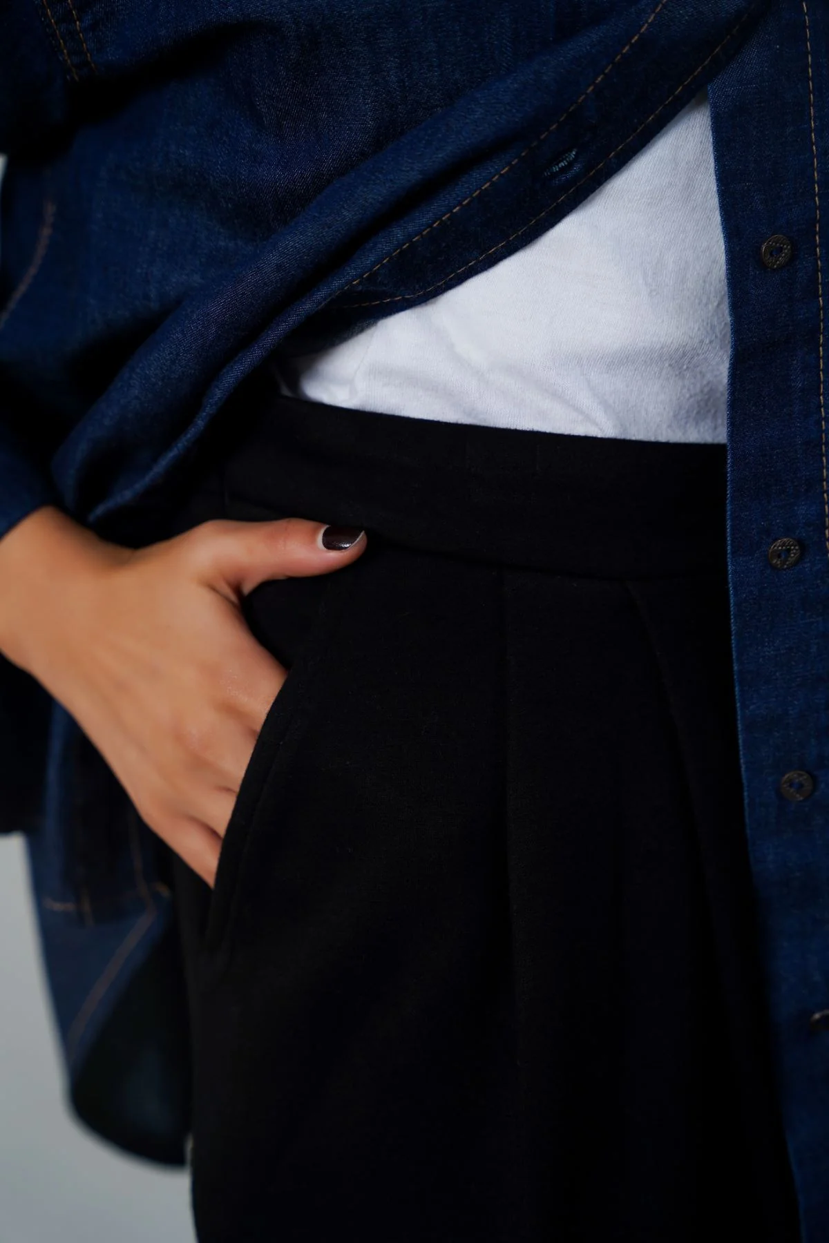 SOFT-KNIT STRAIGHT TROUSERS - Image 2