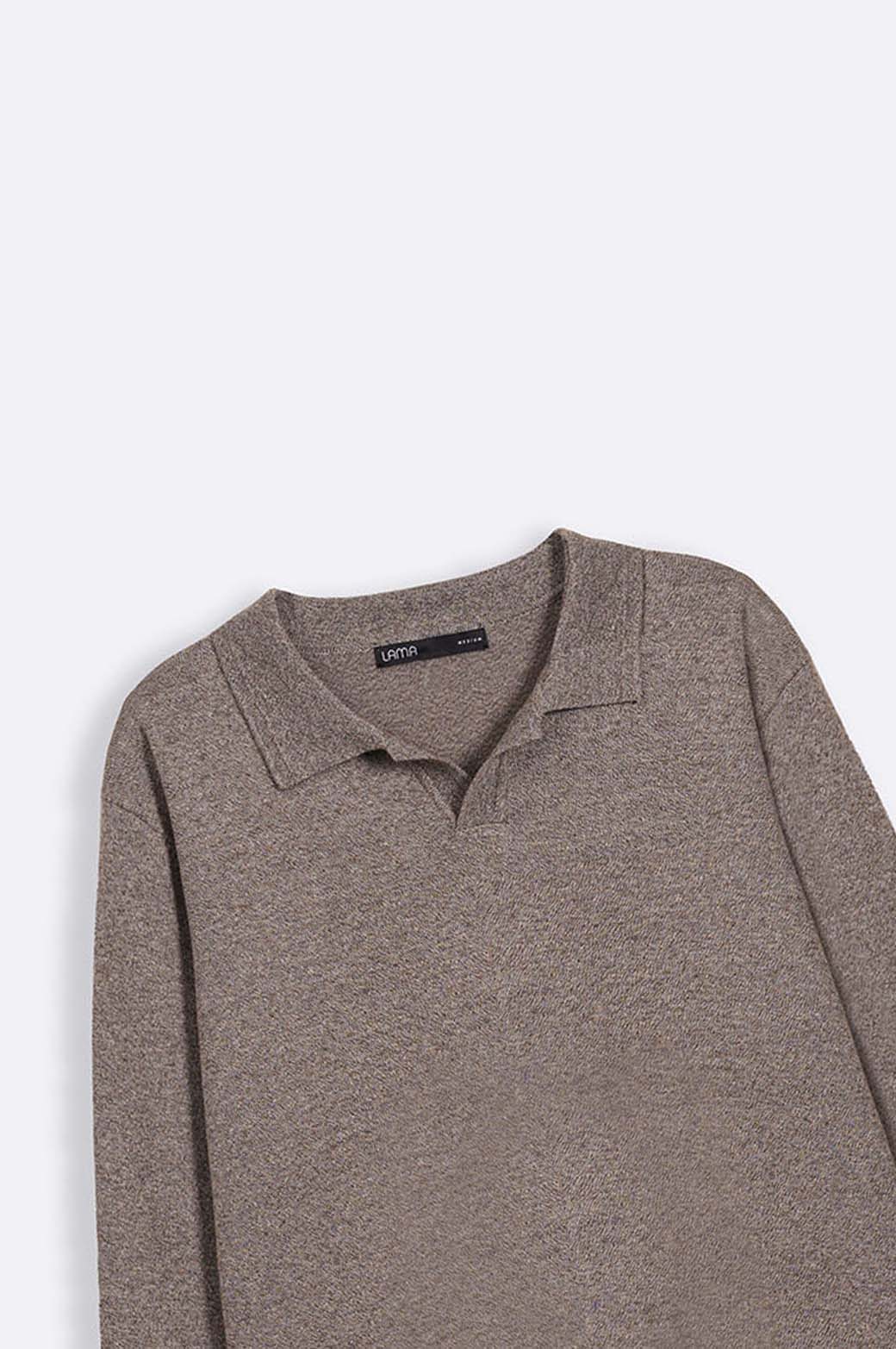 SOFT KNITTED POLO JUMPER - Image 7