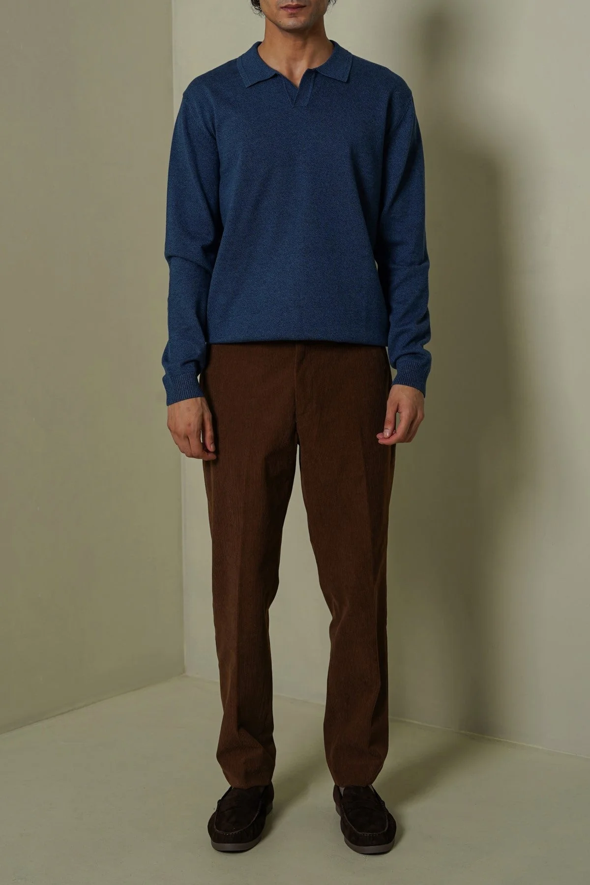 SOFT KNITTED POLO JUMPER - Image 2
