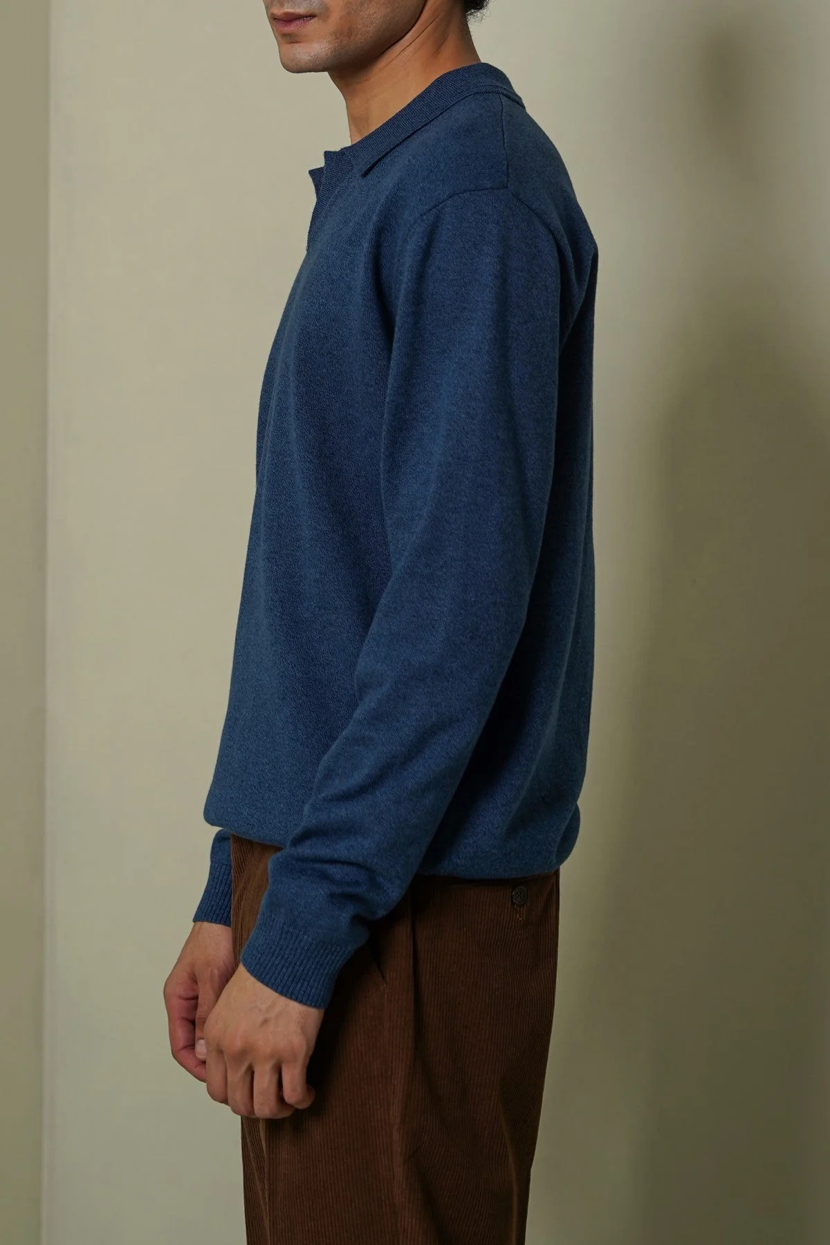 SOFT KNITTED POLO JUMPER - Image 5