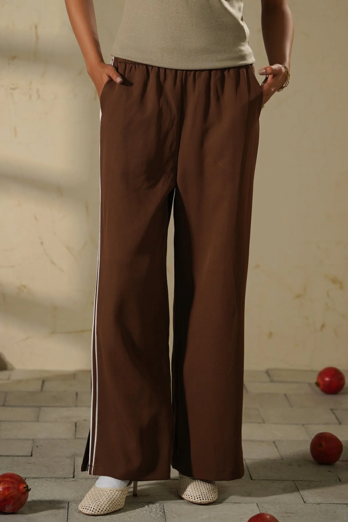 SPORTS CHIC WIDE PANTS - Image 5