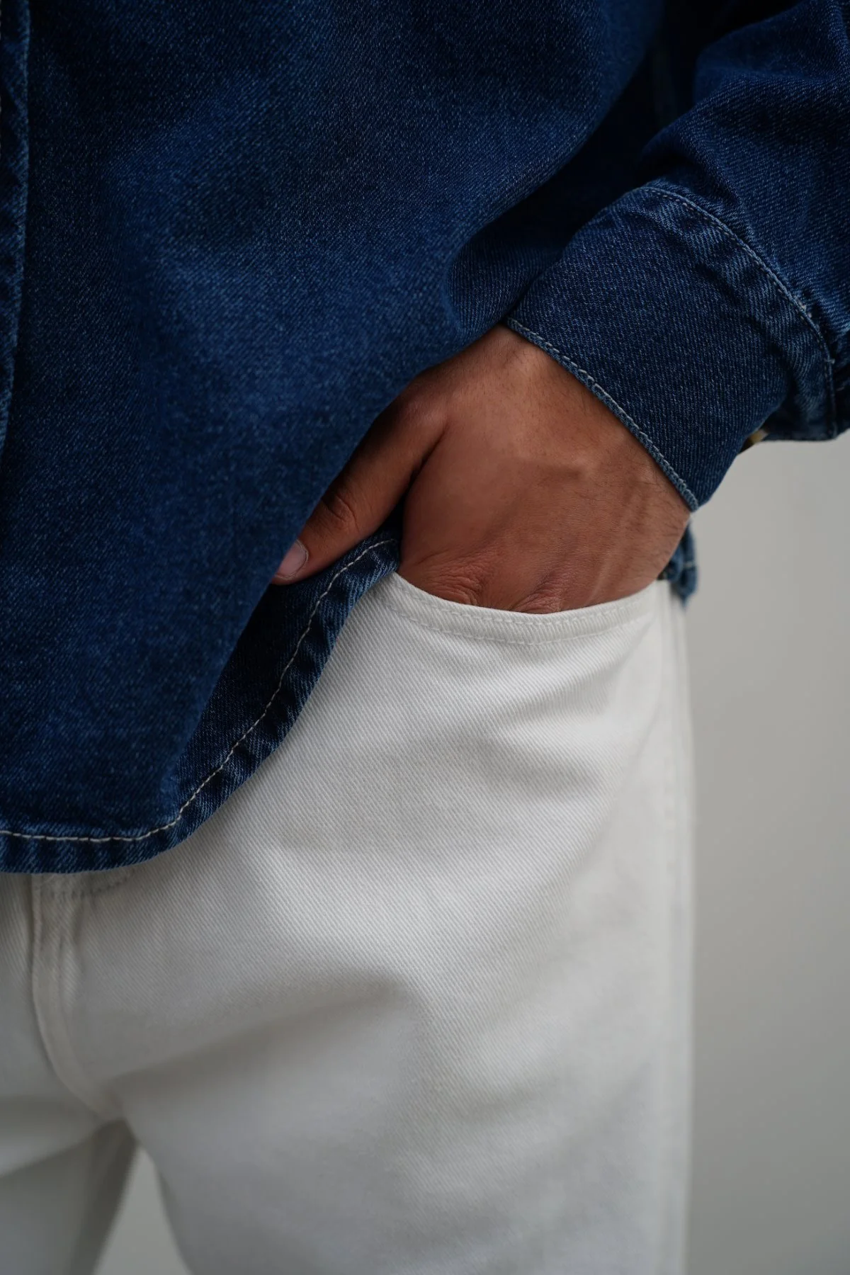 SPORTY TWILL JEANS - Image 8