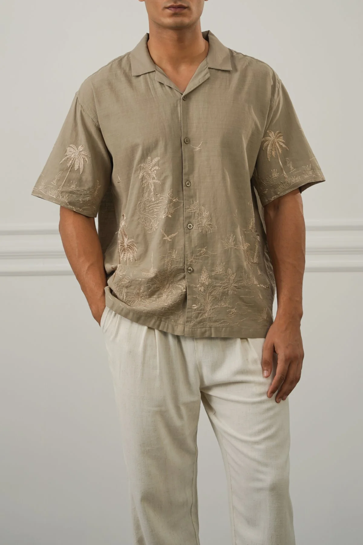 SPRING EMBROIDERED SHIRT