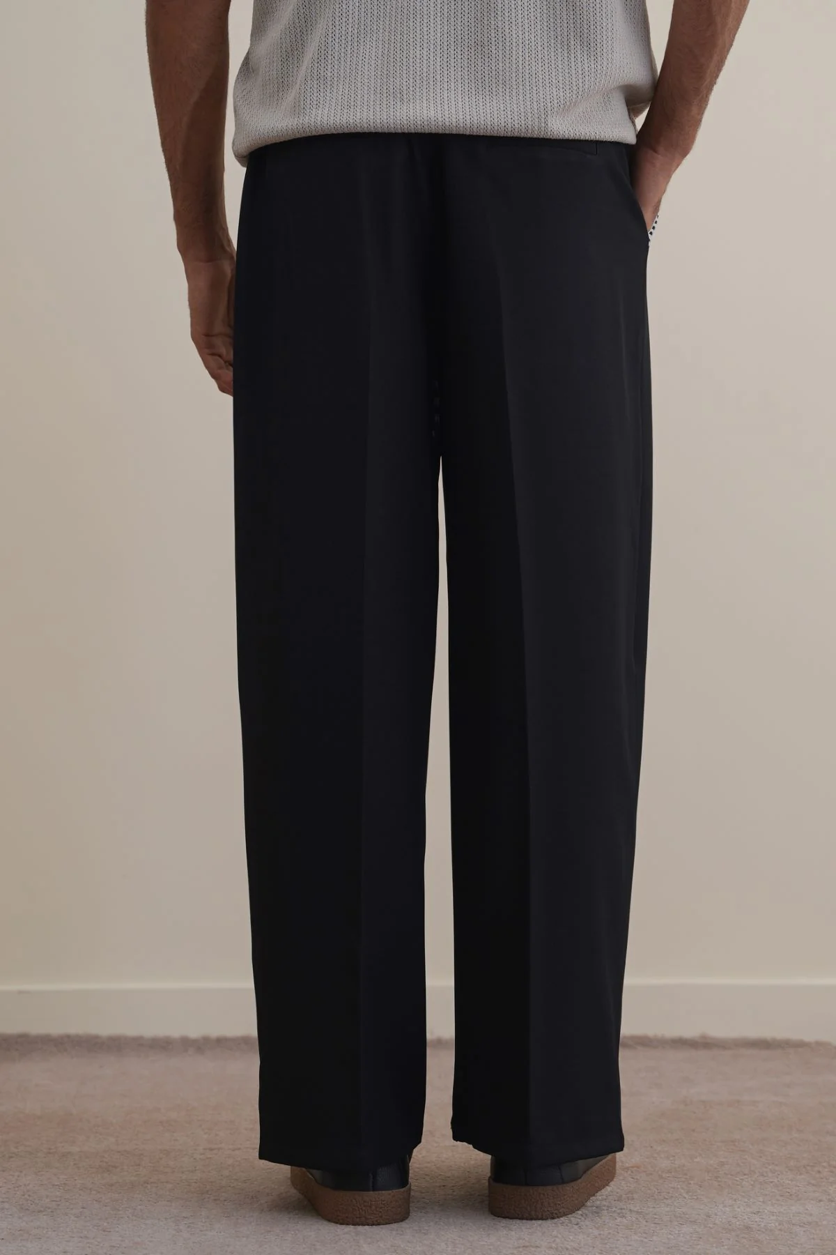 STITCH DETAIL TAILORED PANTS - Image 5