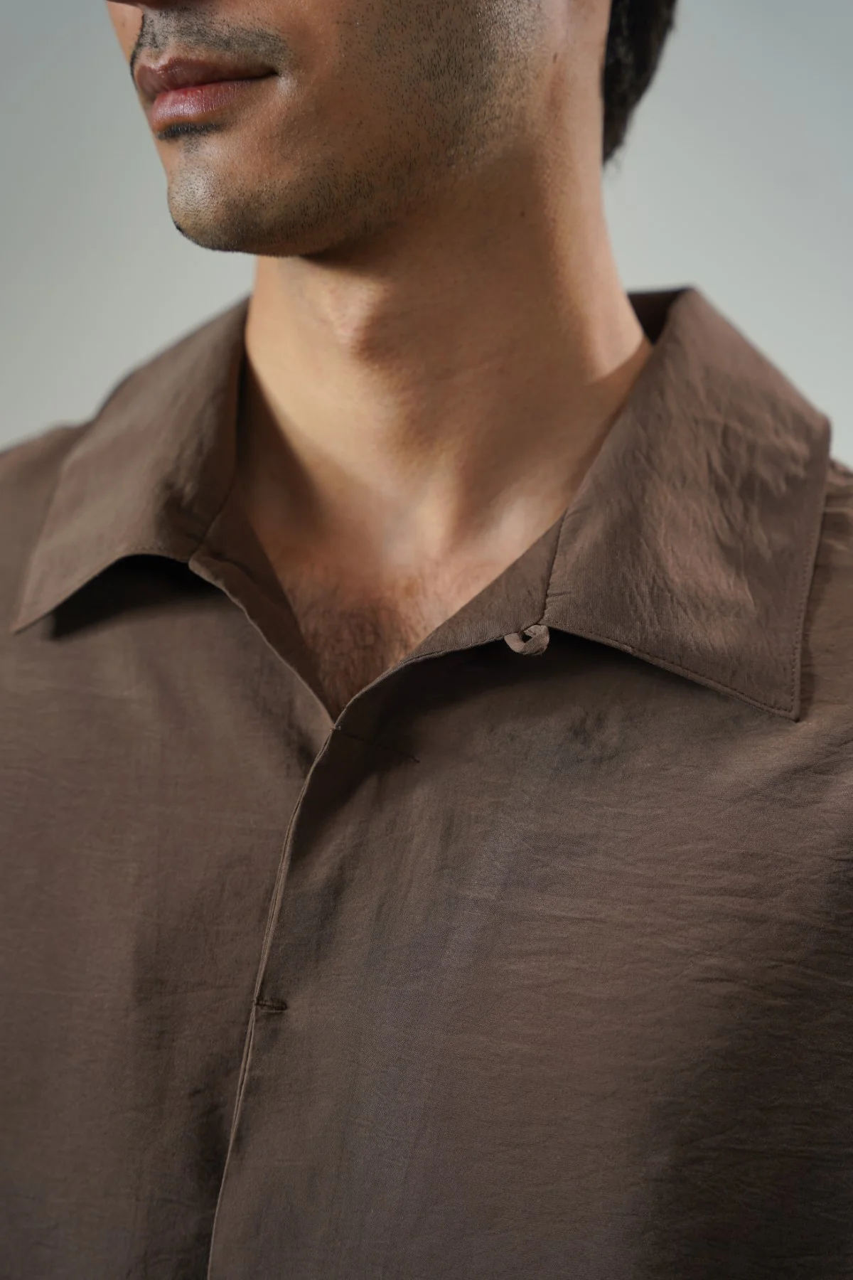 STONEWASH FLOWY SHIRT - Image 3