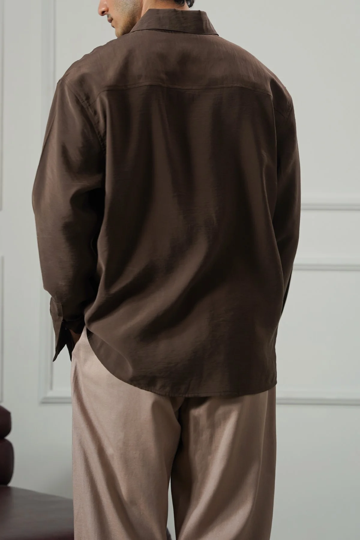 STONEWASH FLOWY SHIRT - Image 4