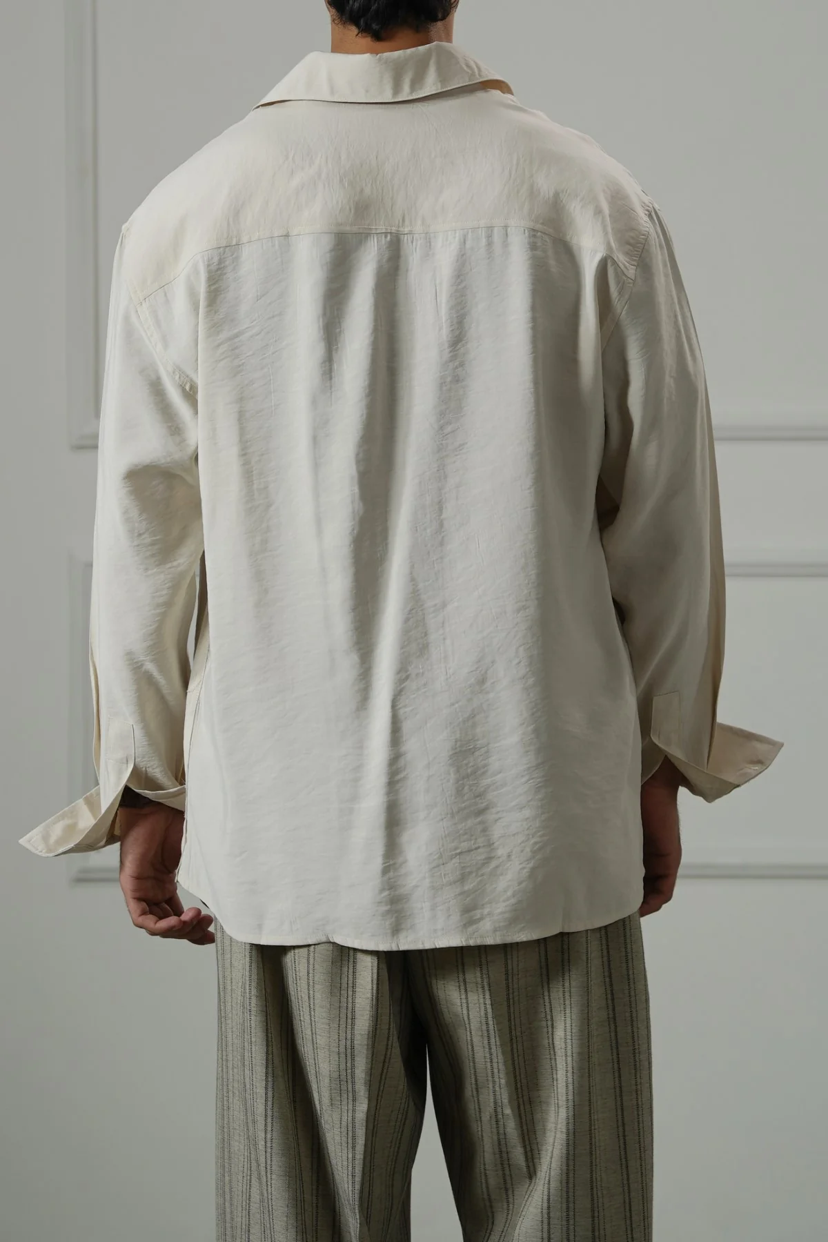 STONEWASH FLOWY SHIRT - Image 5
