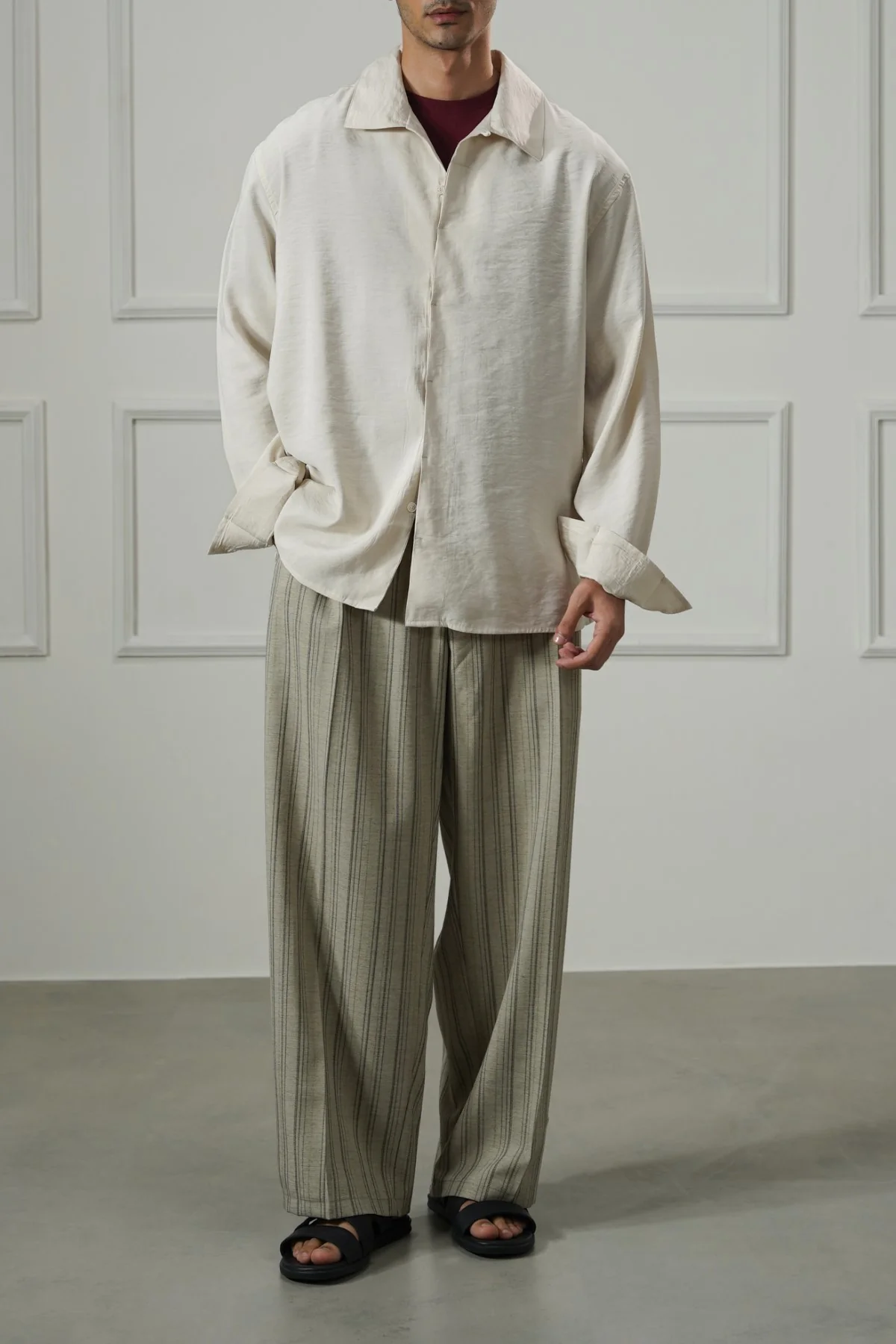 STONEWASH FLOWY SHIRT - Image 6