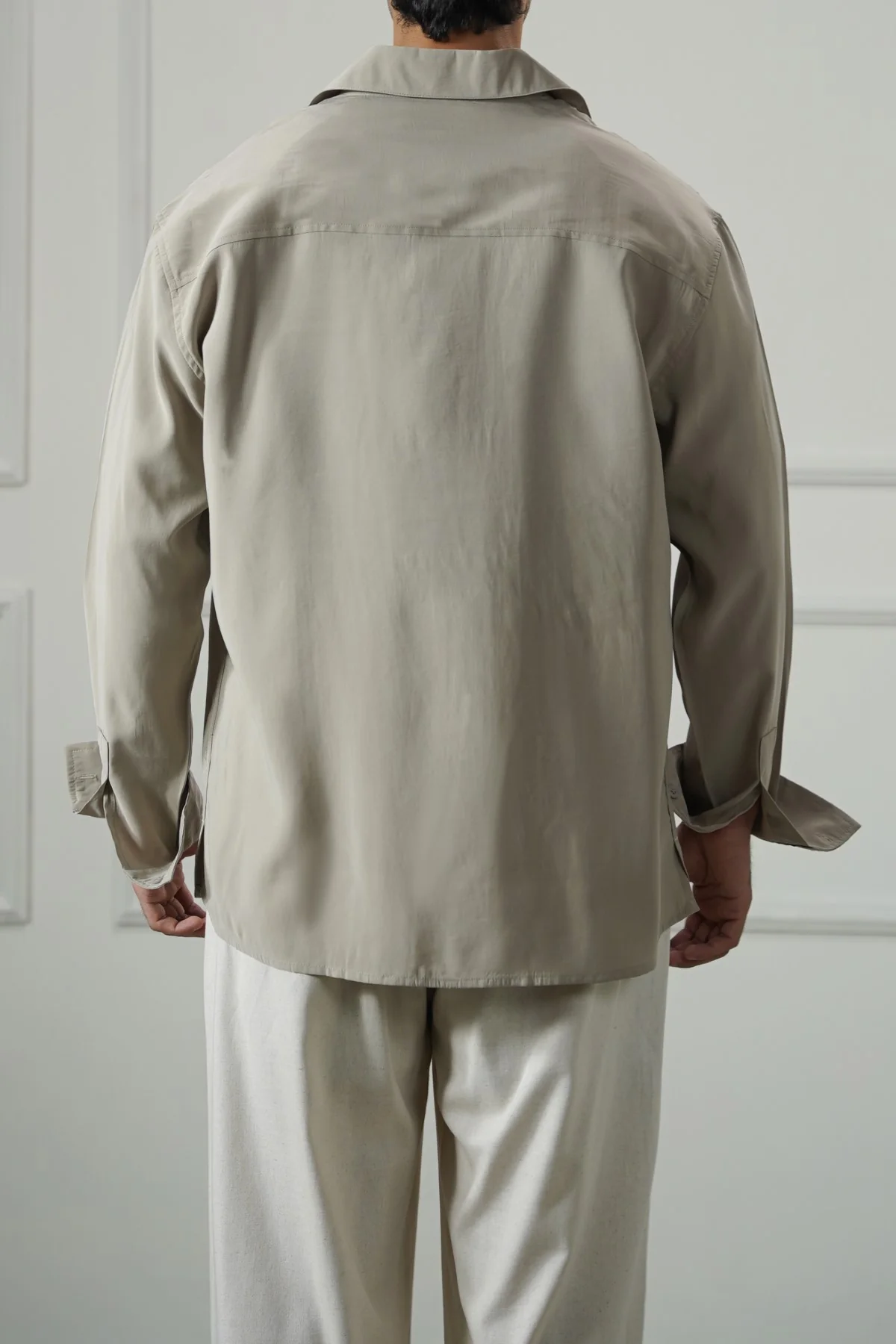 STONEWASH FLOWY SHIRT - Image 5