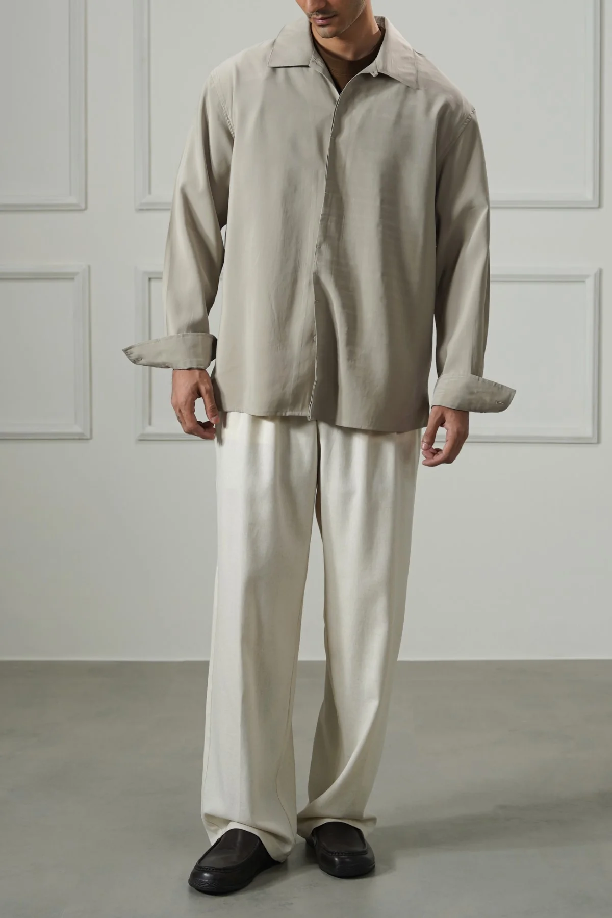 STONEWASH FLOWY SHIRT - Image 7