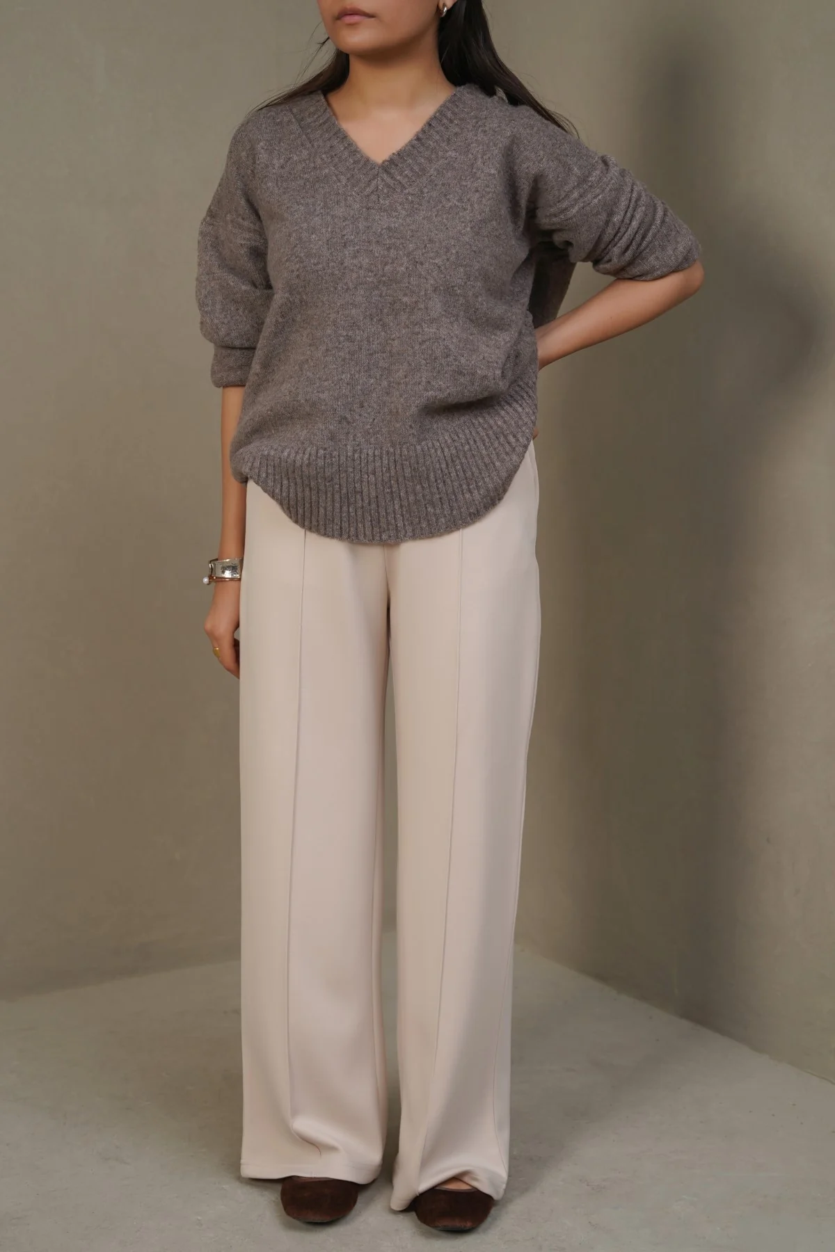 STRAIGHT LOOSE TROUSERS - Image 4