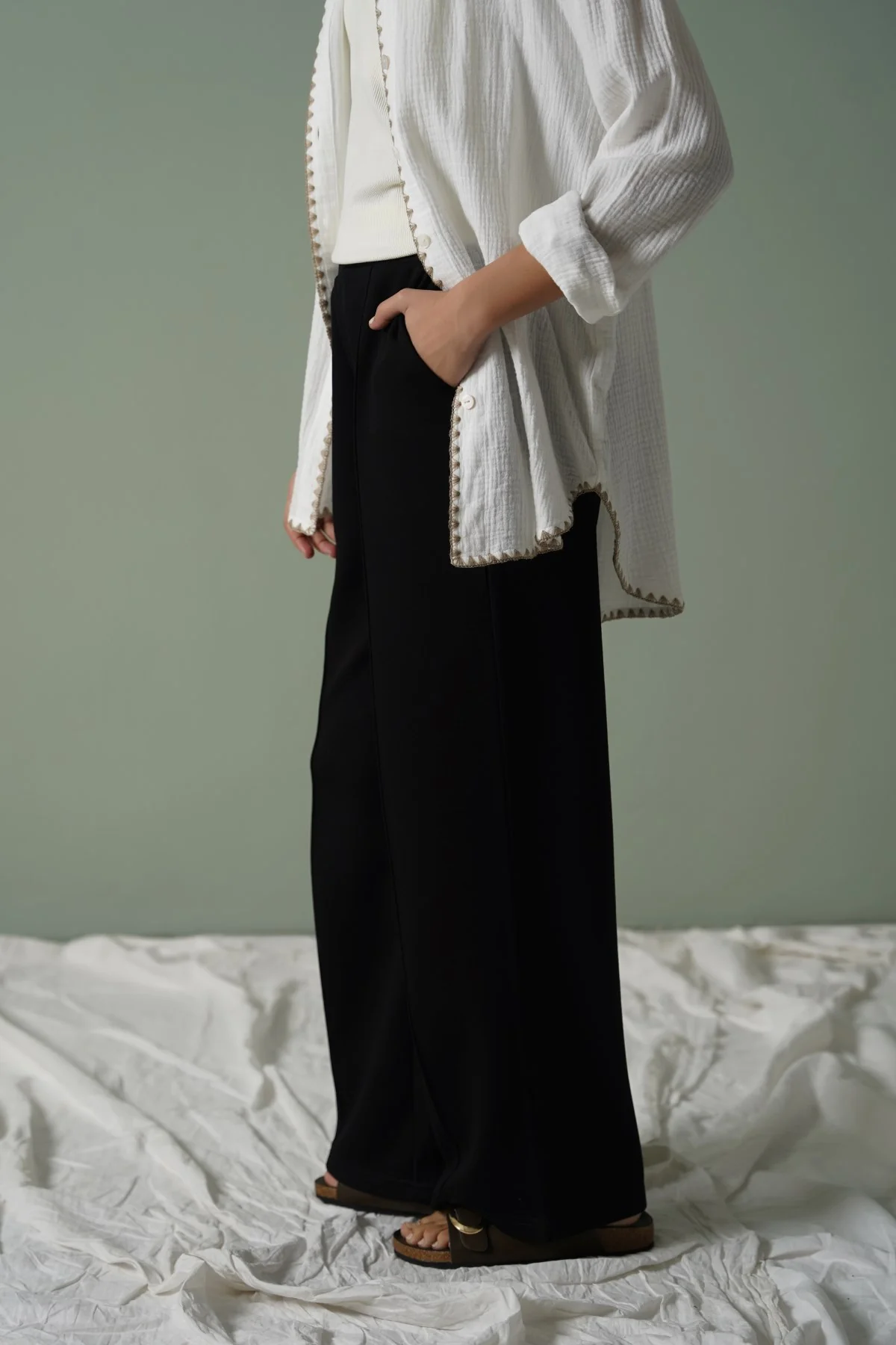 STRAIGHT LOOSE TROUSERS - Image 5