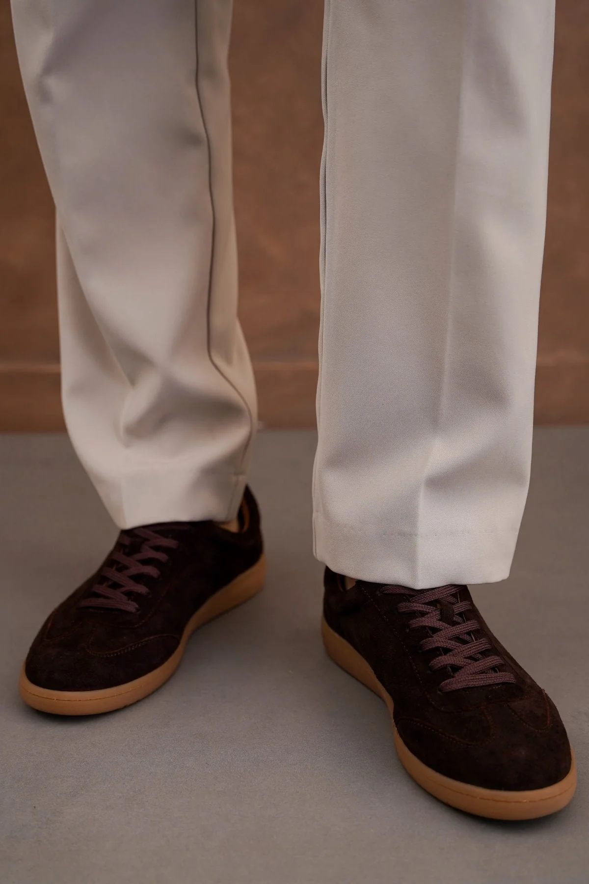 STREETWEAR LOW-TOP LEATHER SNEAKERS - Image 3