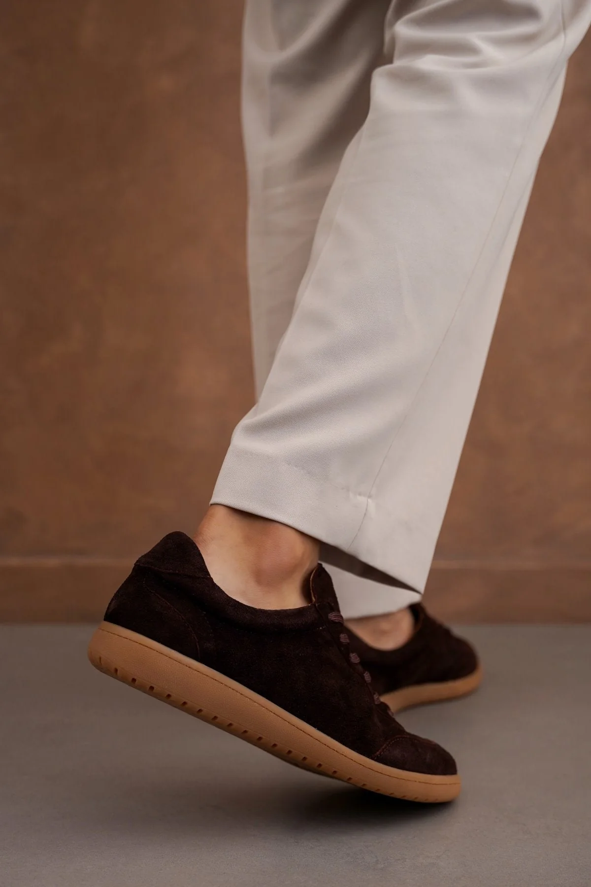 STREETWEAR LOW-TOP LEATHER SNEAKERS - Image 4