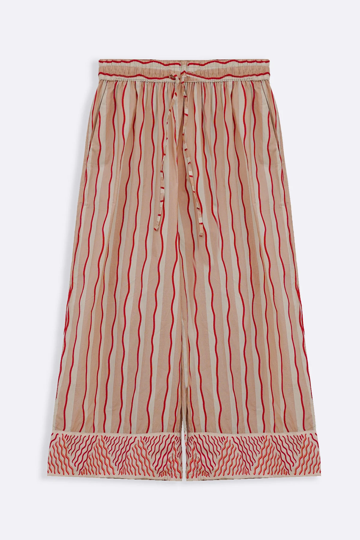STRIPED COTTON CULOTTES - Image 2